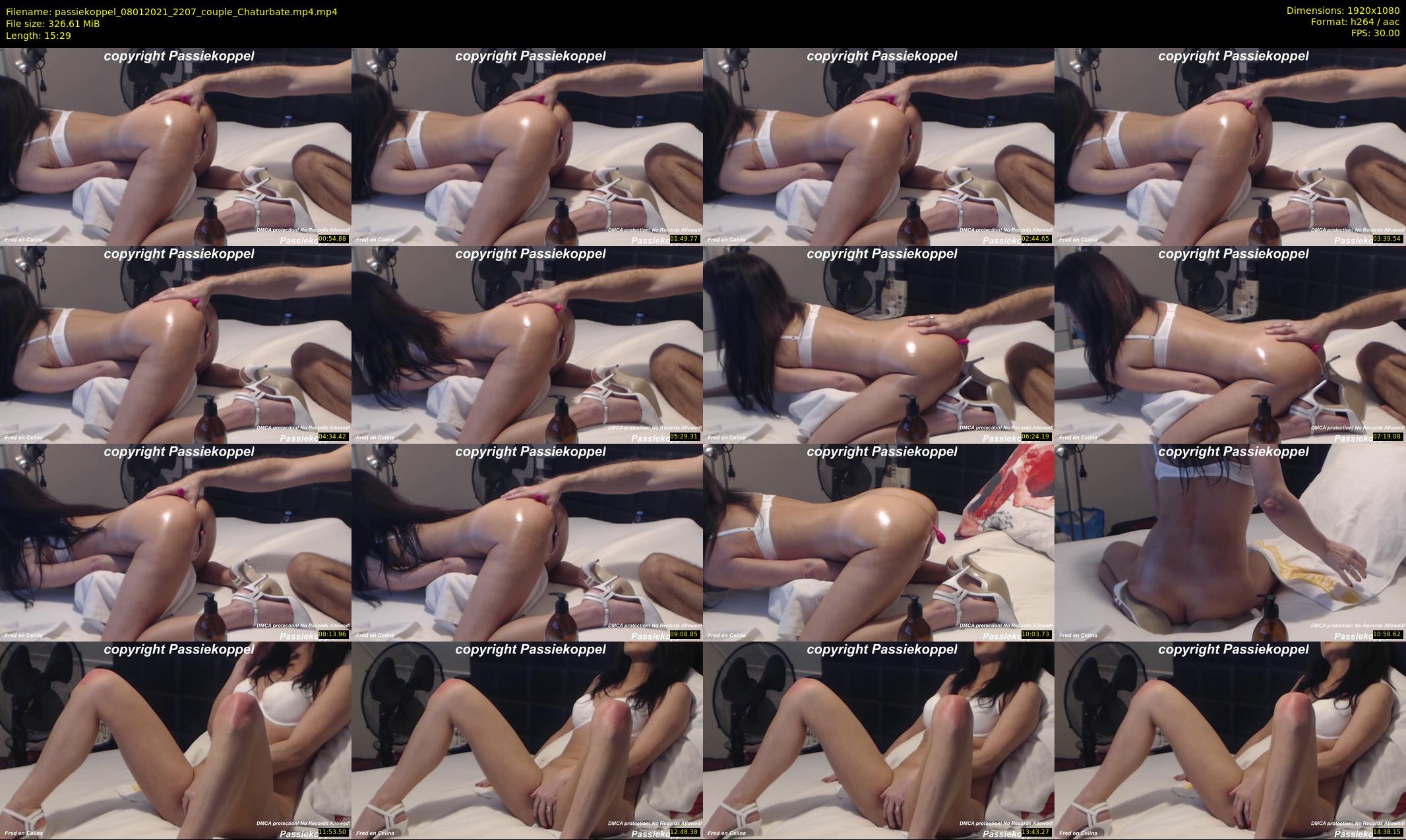passiekoppel — 16 minute Chaturbate couple cam show recording, 1080p, Jan 8, 2021