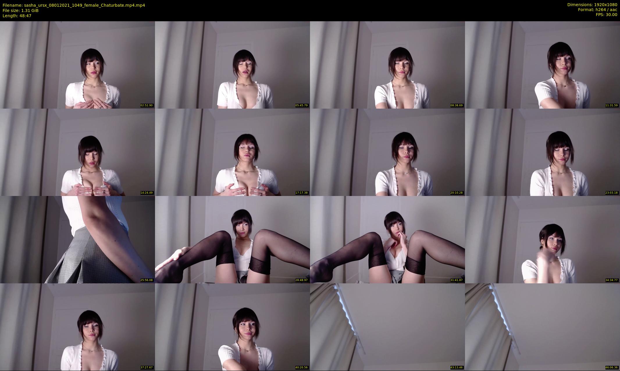 sasha_ursx — 49 minute Chaturbate female cam show recording, 1080p, Jan 8, 2021