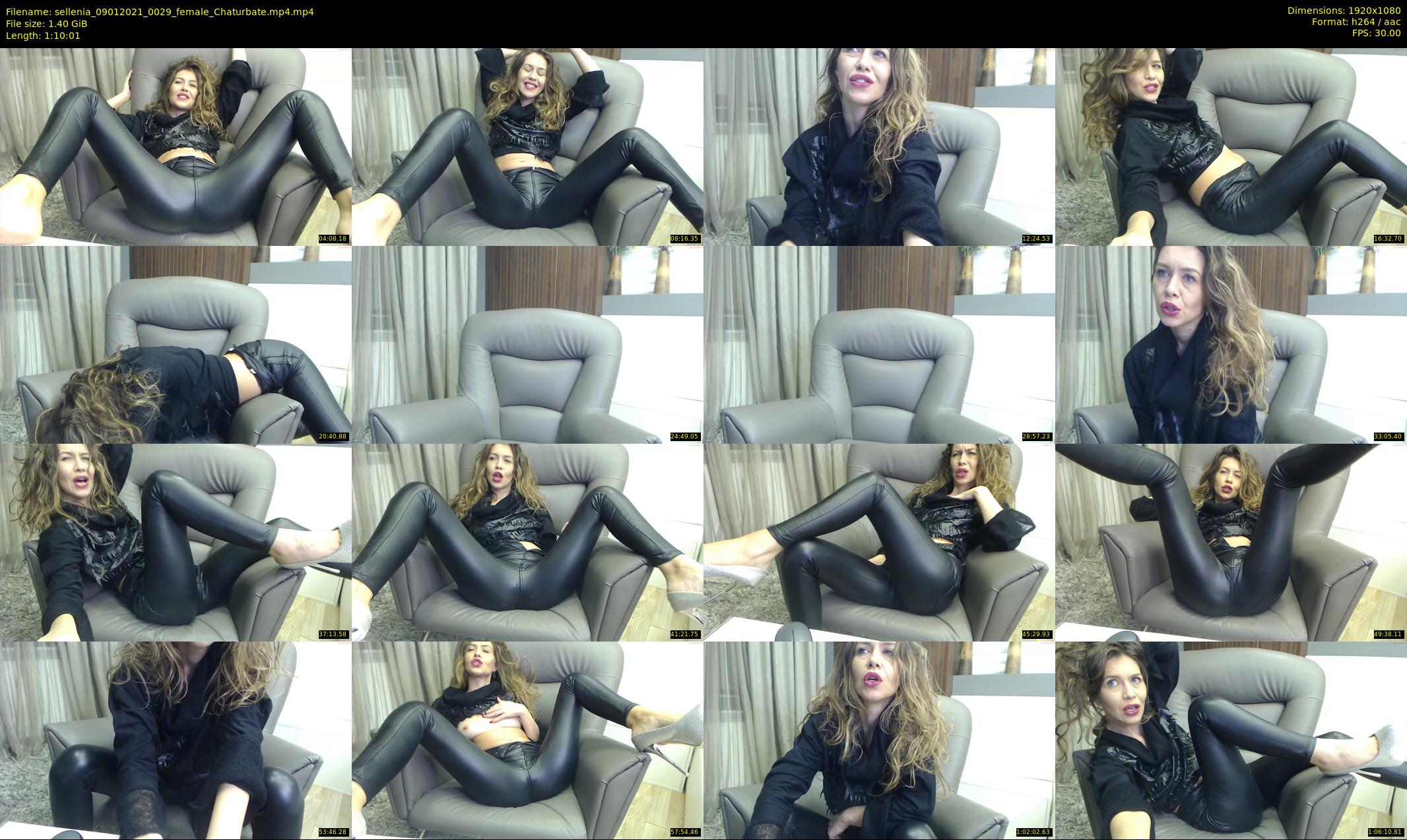 sellenia — 71 minute Chaturbate female cam show recording, 1080p, Jan 9, 2021