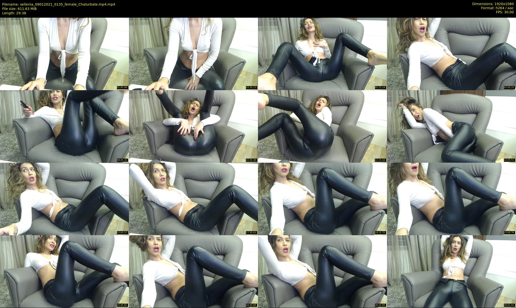 sellenia — 30 minute Chaturbate female cam show recording, 1080p, Jan 9, 2021