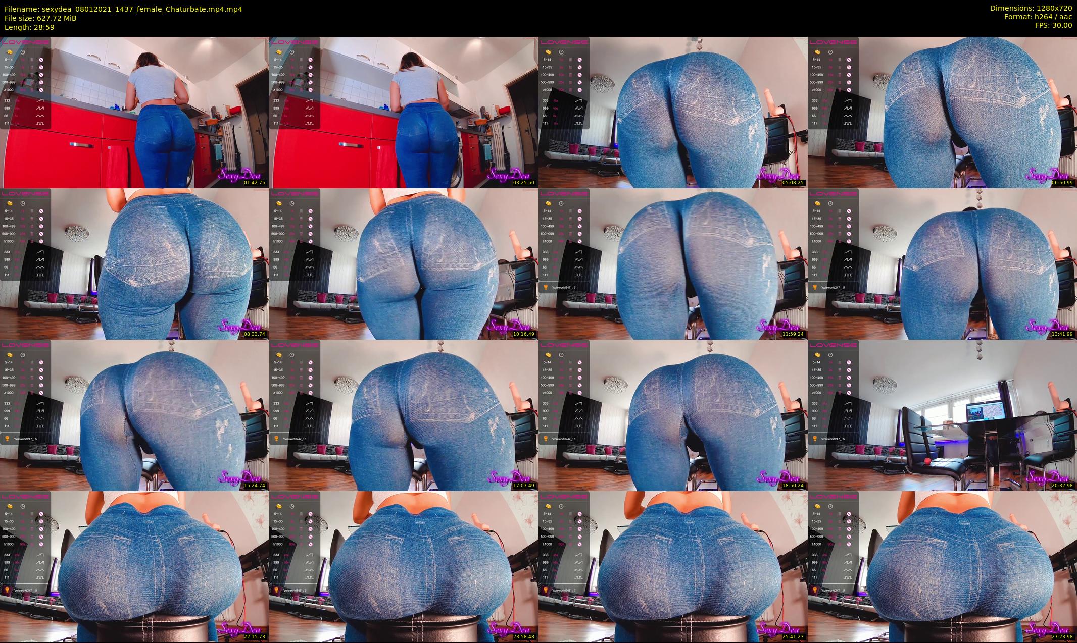 sexydea — 29 minute Chaturbate female cam show recording, 720p, Jan 8, 2021