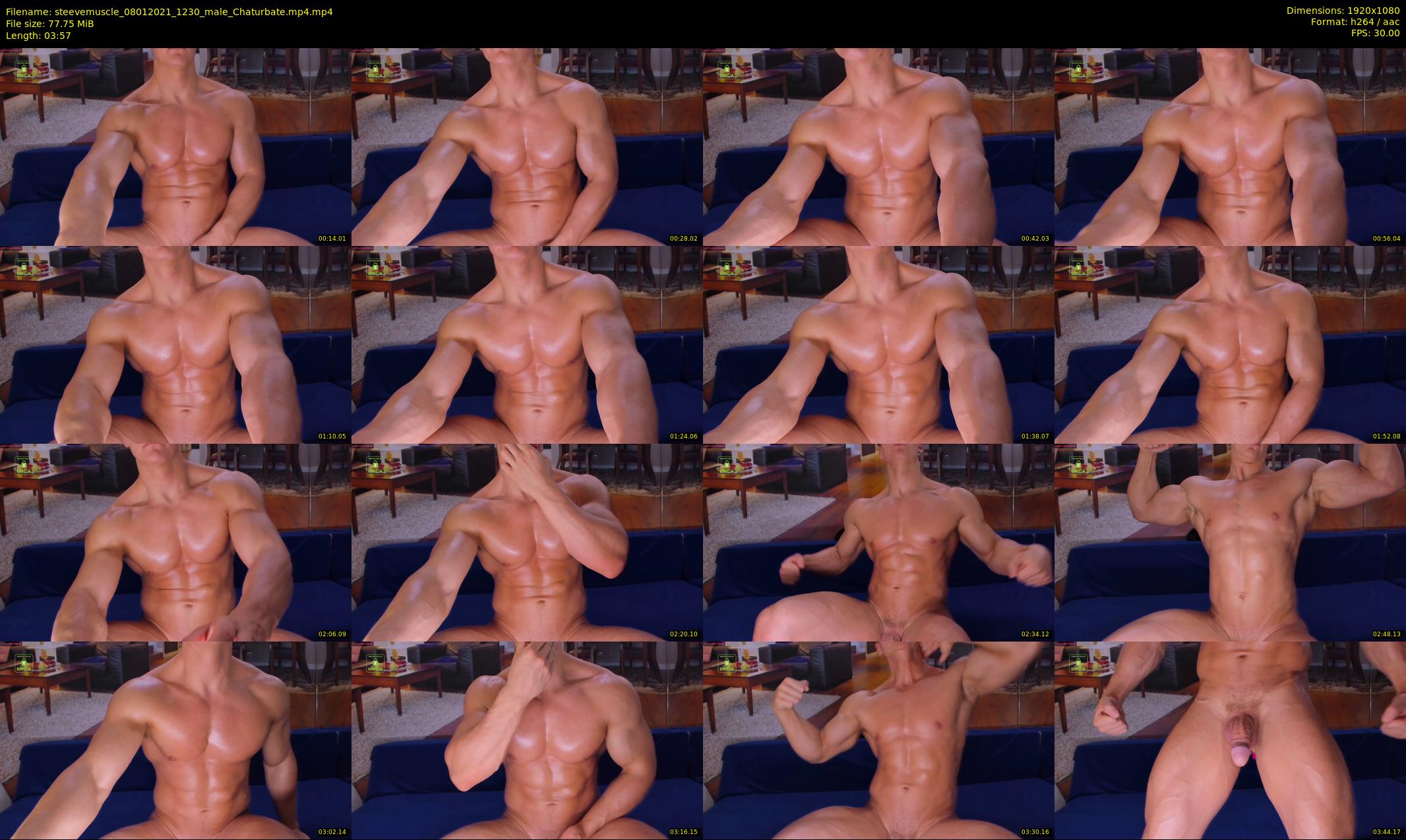 steevemuscle — 4 minute Chaturbate male cam show recording, 1080p, Jan 8, 2021