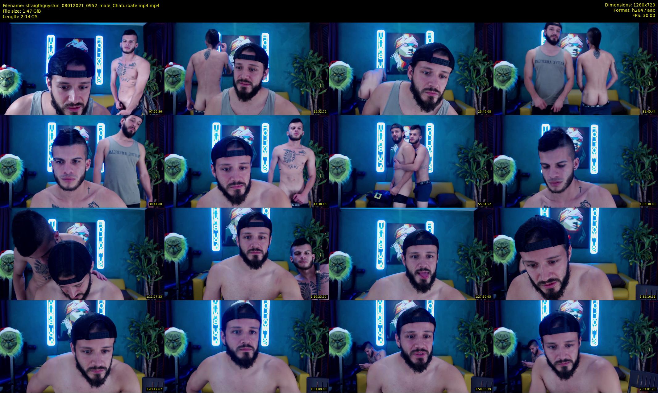 straigthguysfun — 135 minute Chaturbate male cam show recording, 720p, Jan 8, 2021