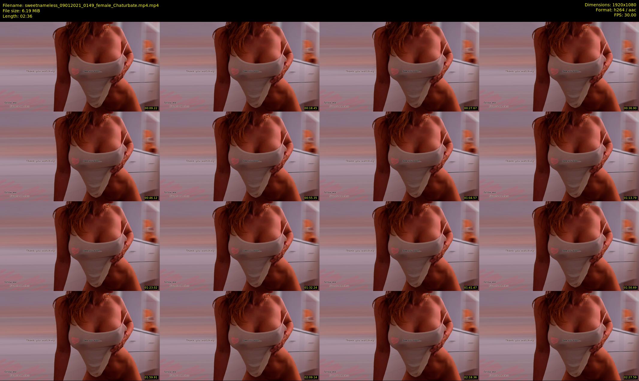 sweetnameless — 3 minute Chaturbate couple cam show recording, 1080p, Jan 9, 2021