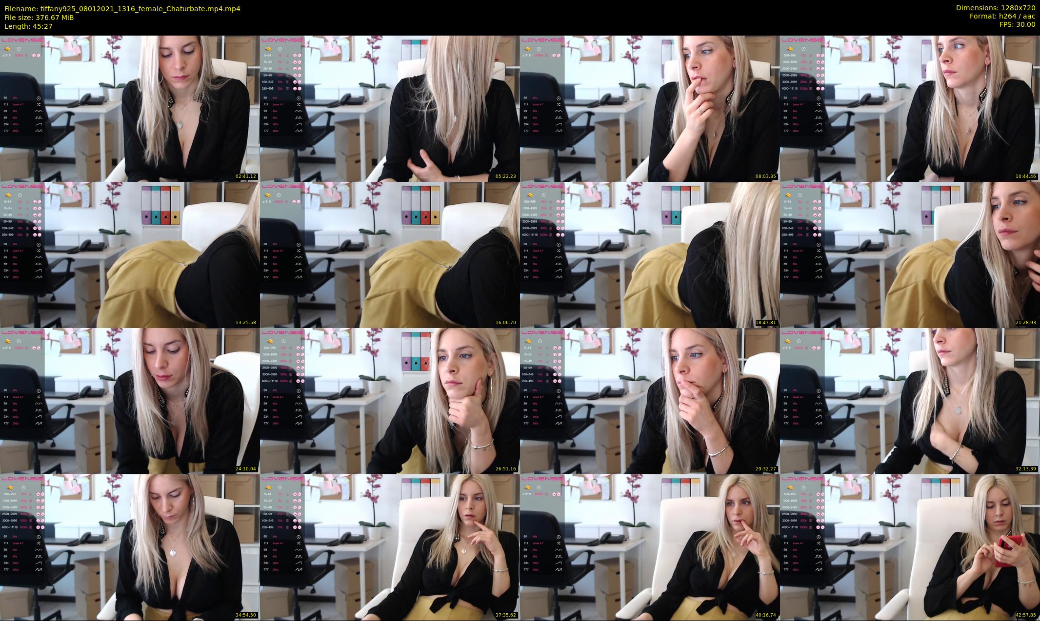 tiffany925 — 46 minute Chaturbate female cam show recording, 720p, Jan 8, 2021