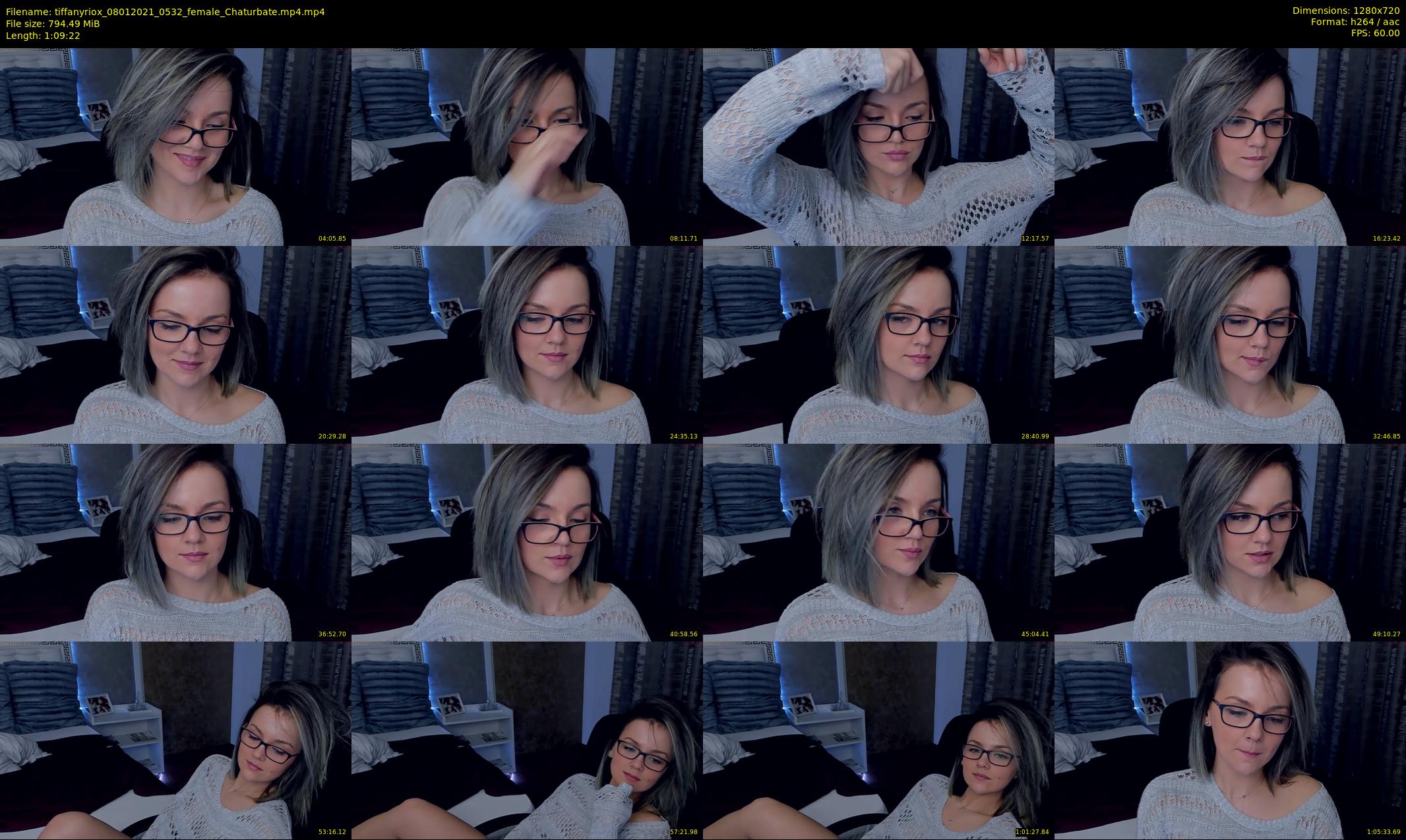 tiffanyriox — 70 minute Chaturbate female cam show recording, 720p, Jan 8, 2021
