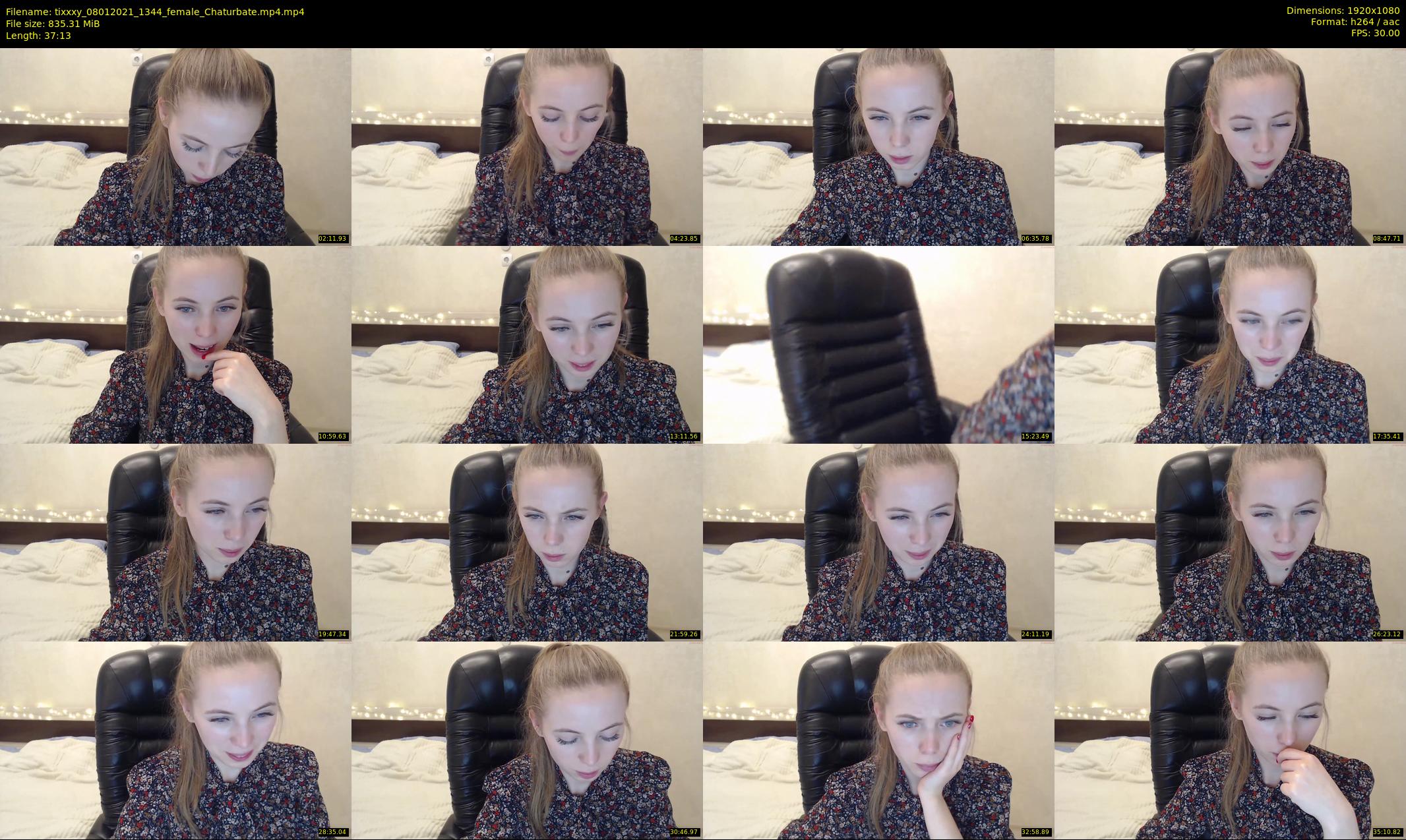 tixxxy — 38 minute Chaturbate female cam show recording, 1080p, Jan 8, 2021