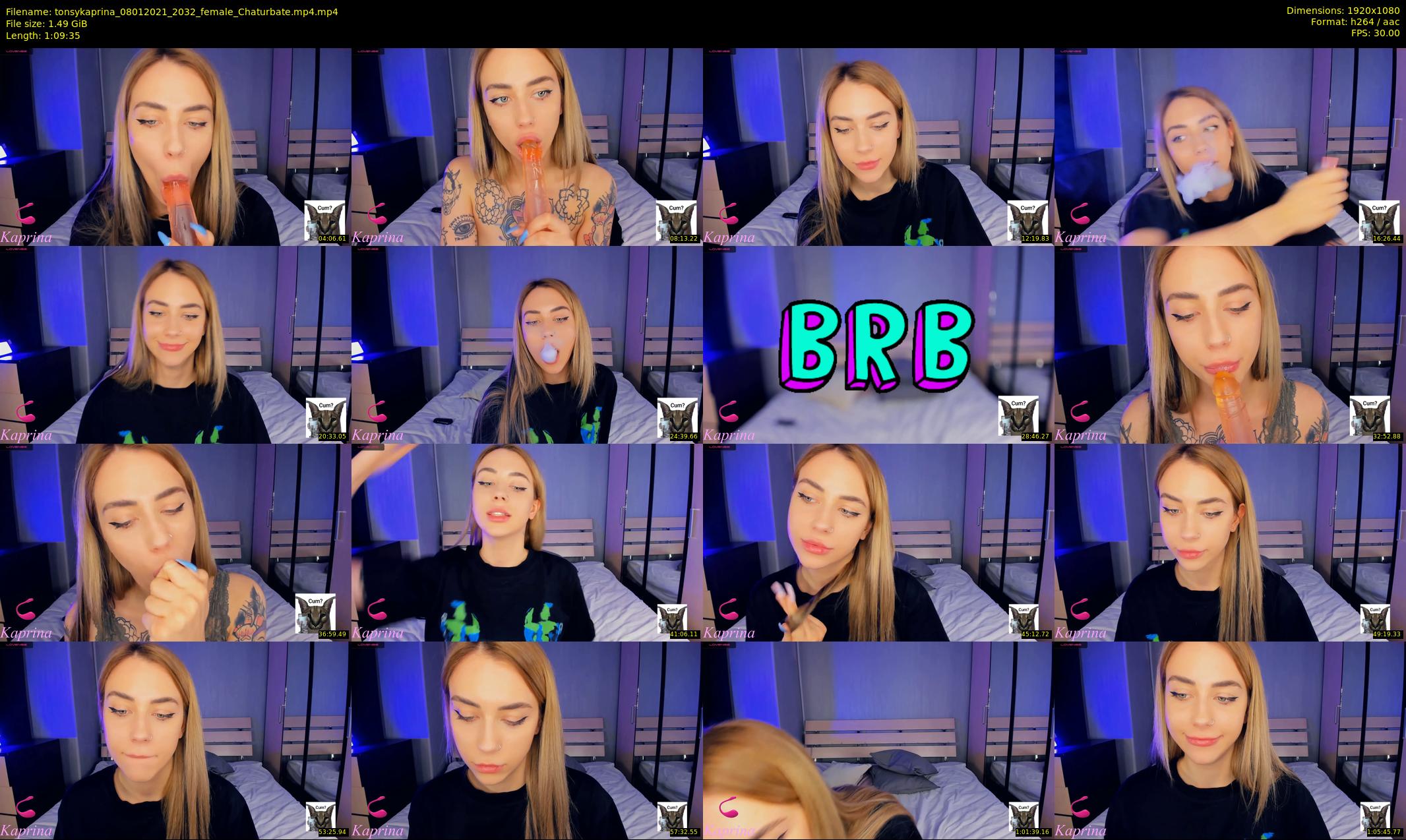 tonsykaprina — 70 minute Chaturbate couple cam show recording, 1080p, Jan 8, 2021