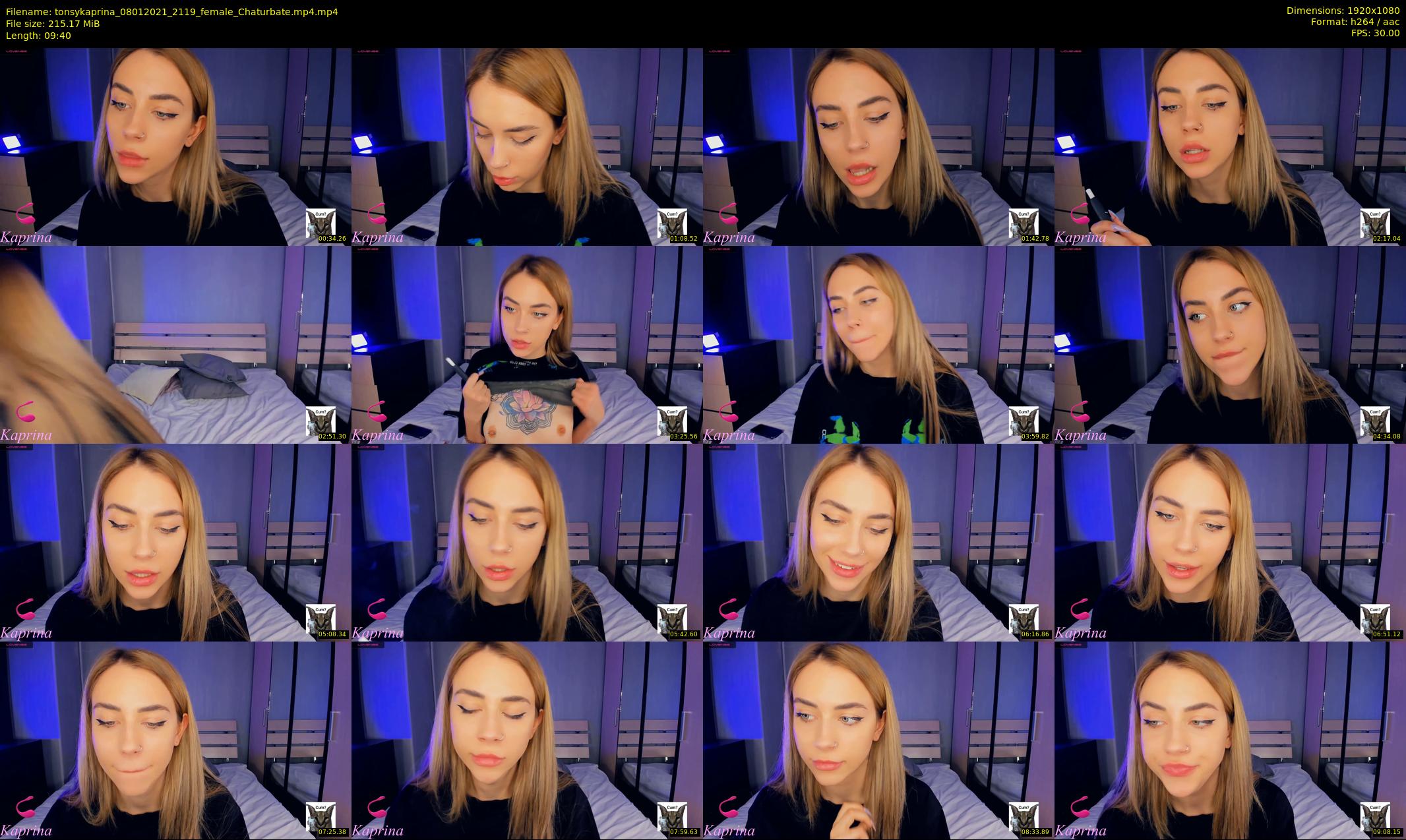 tonsykaprina — 10 minute Chaturbate couple cam show recording, 1080p, Jan 8, 2021