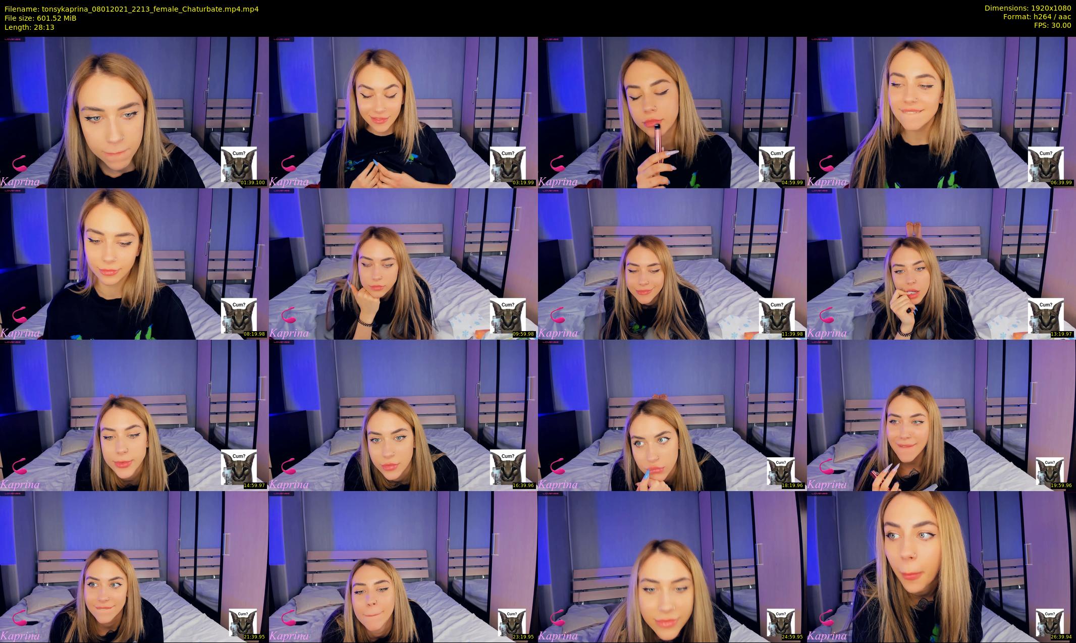 tonsykaprina — 29 minute Chaturbate couple cam show recording, 1080p, Jan 8, 2021