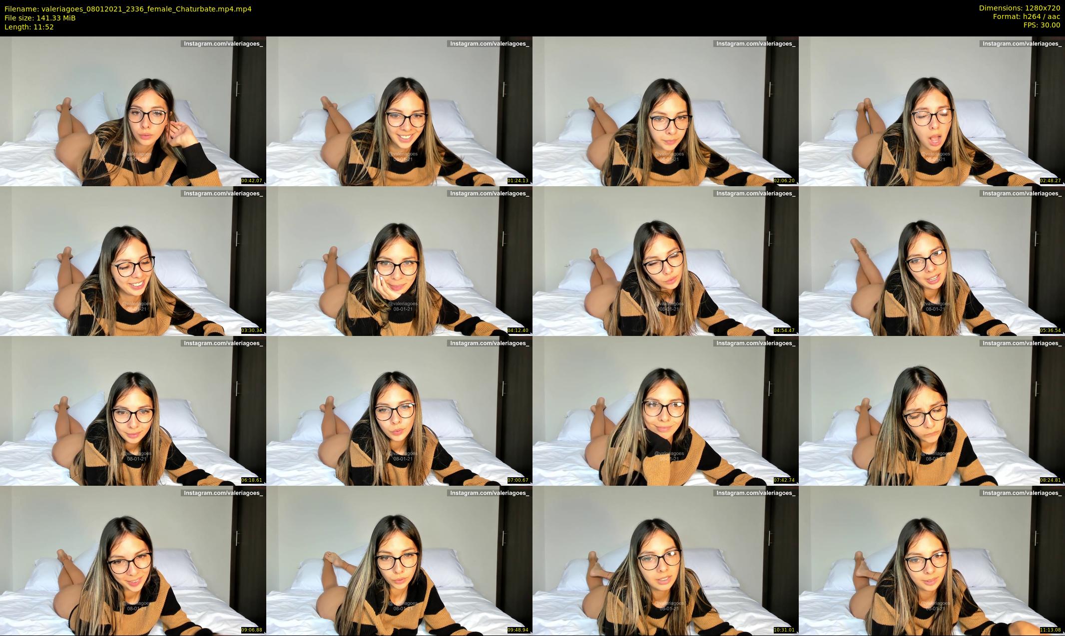 valeriagoes — 12 minute Chaturbate female cam show recording, 720p, Jan 8, 2021