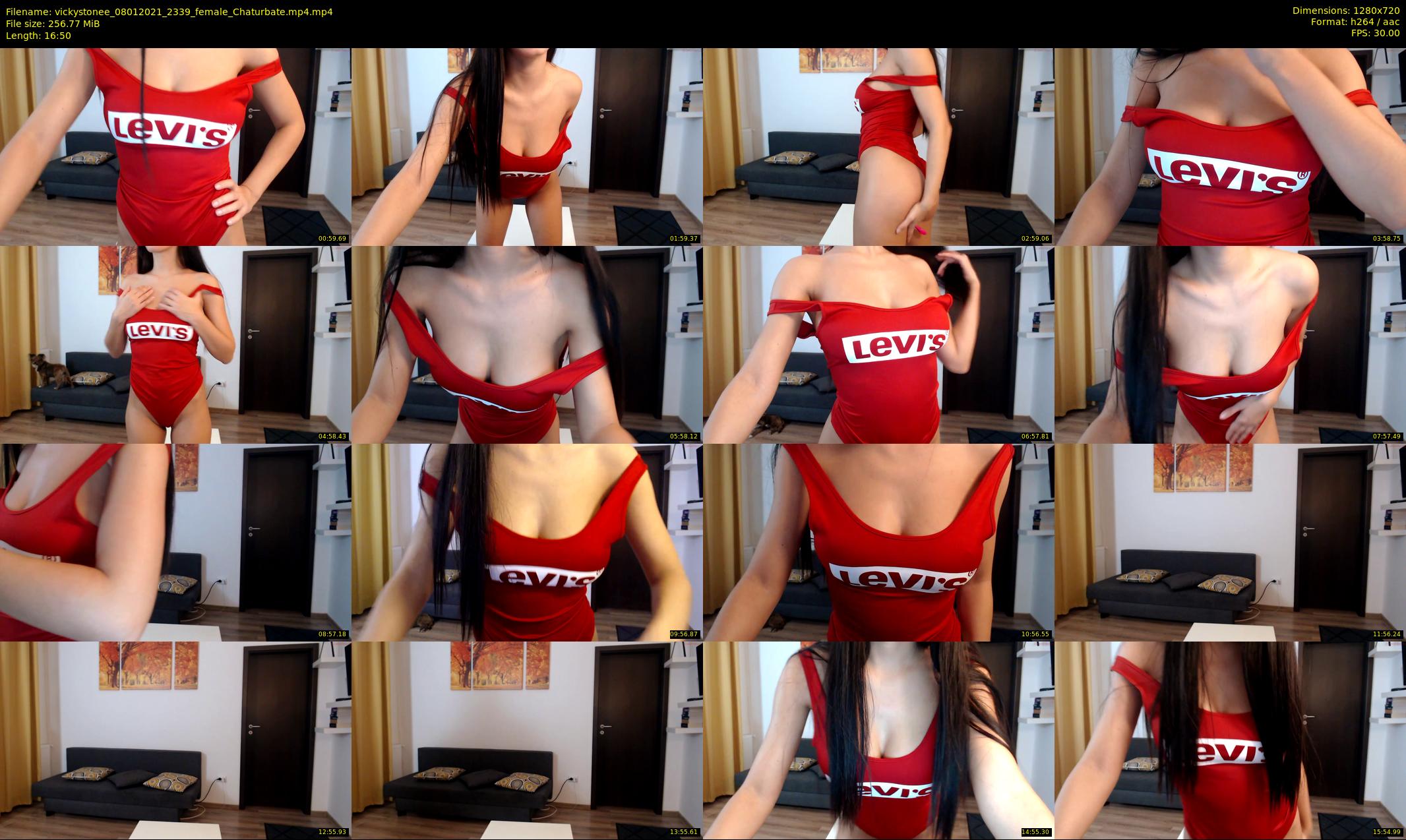 vickystonee — 17 minute Chaturbate female cam show recording, 720p, Jan 8, 2021