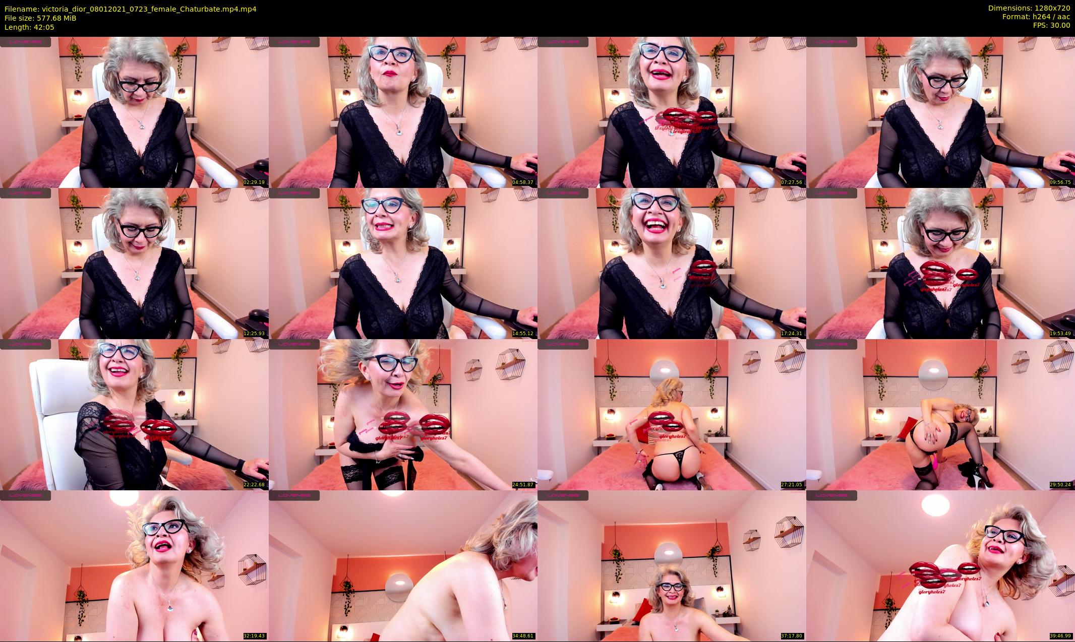 victoria_dior — 43 minute Chaturbate female cam show recording, 720p, Jan 8, 2021