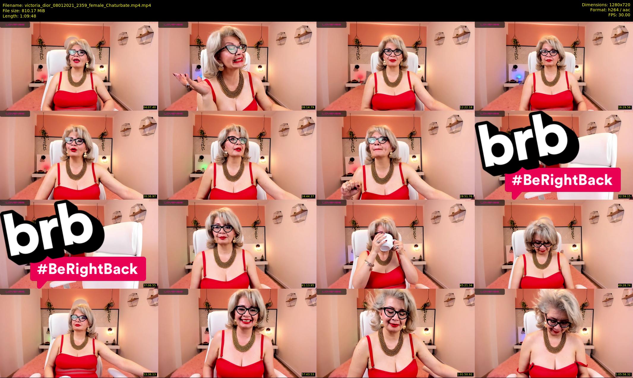 victoria_dior — 70 minute Chaturbate female cam show recording, 720p, Jan 8, 2021