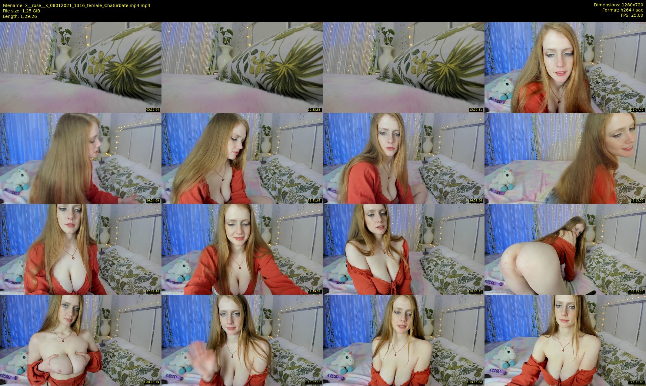 x__rose__x — 90 minute Chaturbate female cam show recording, 720p, Jan 8, 2021