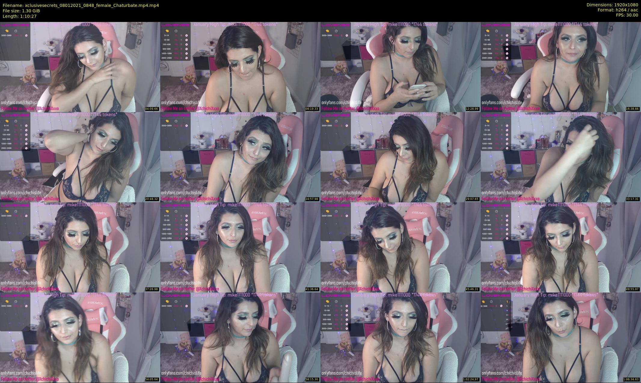 xclusivesecrets — 71 minute Chaturbate female cam show recording, 1080p, Jan 8, 2021