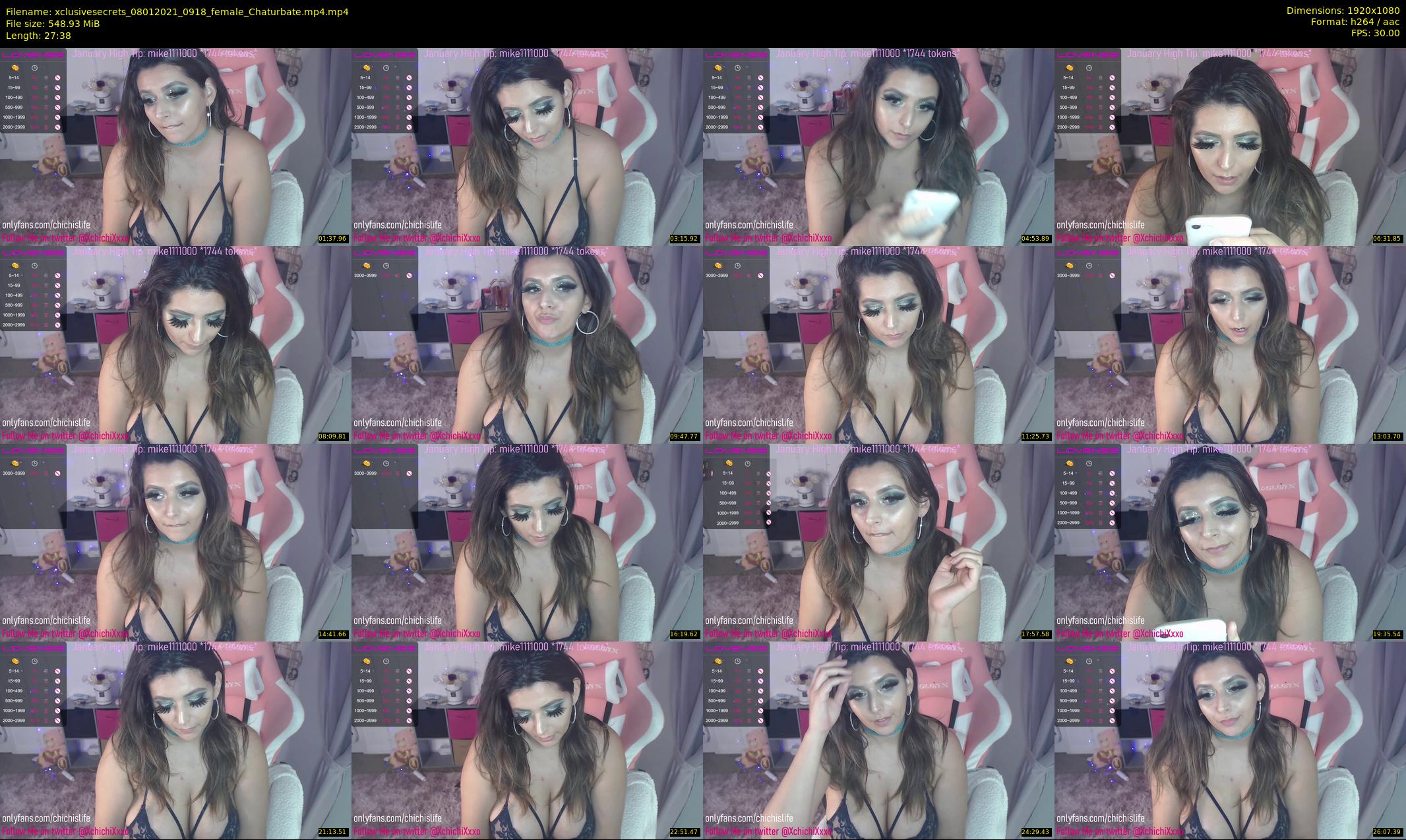 xclusivesecrets — 28 minute Chaturbate female cam show recording, 1080p, Jan 8, 2021