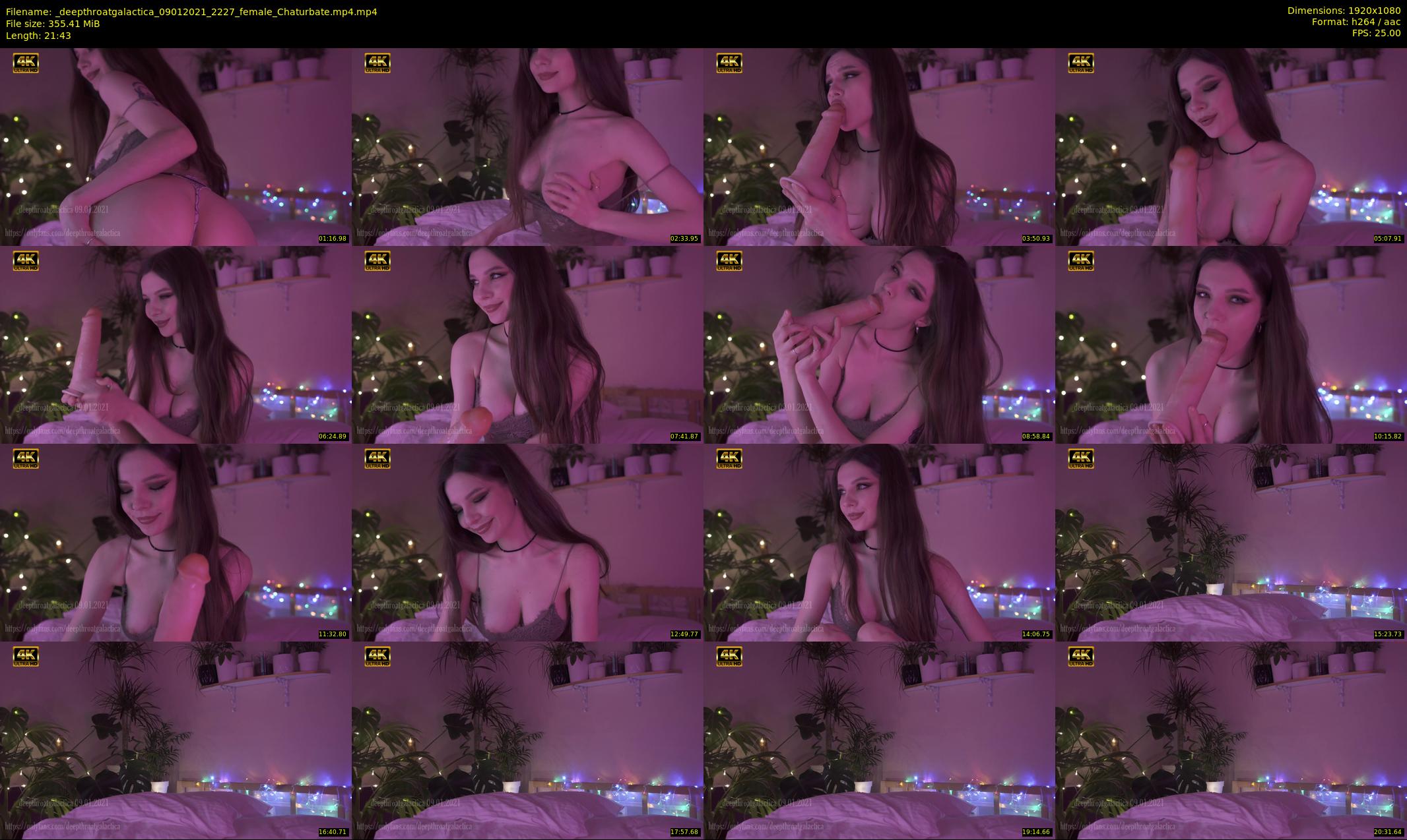 _deepthroatgalactica — 22 minute Chaturbate couple cam show recording, 1080p, Jan 9, 2021