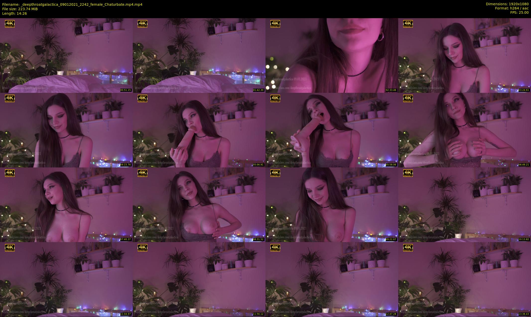 _deepthroatgalactica — 15 minute Chaturbate couple cam show recording, 1080p, Jan 9, 2021