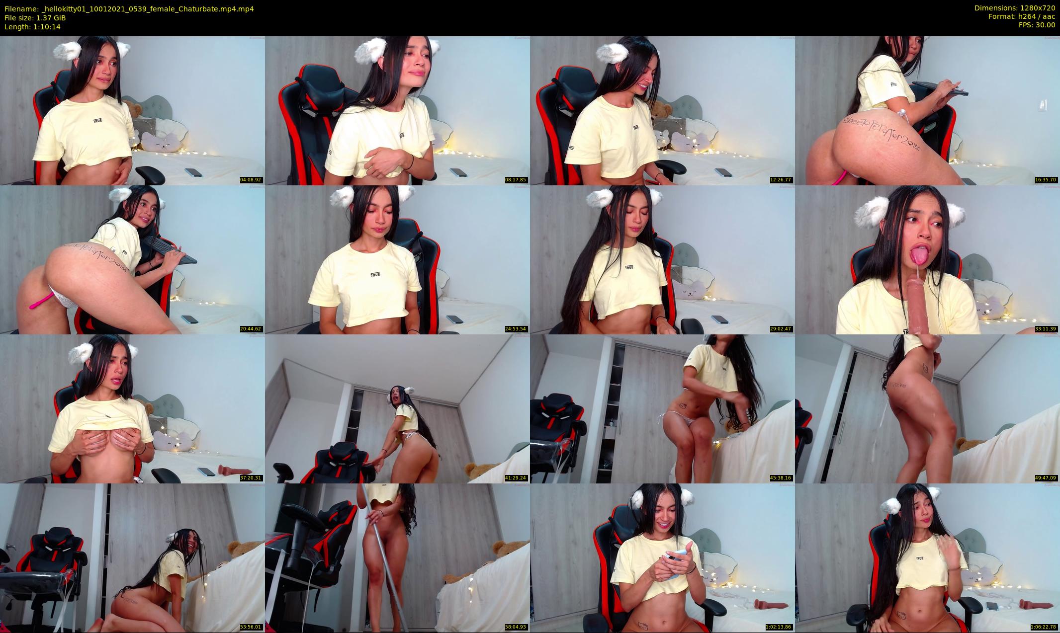 _hellokitty01 — 71 minute Chaturbate female cam show recording, 720p, Jan 10, 2021