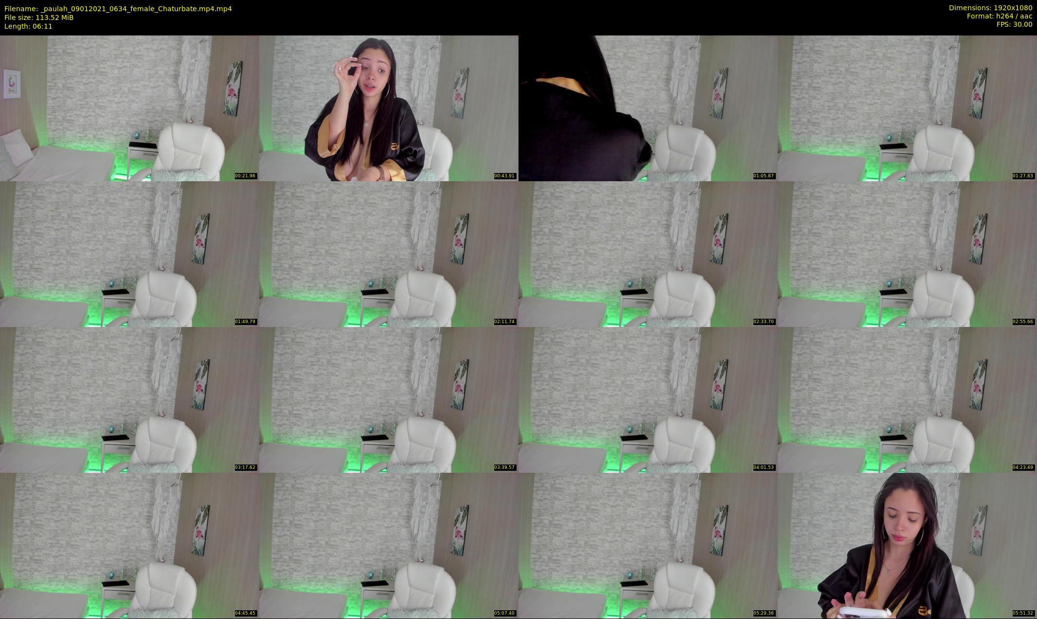 _paulah — 7 minute Chaturbate female cam show recording, 1080p, Jan 9, 2021
