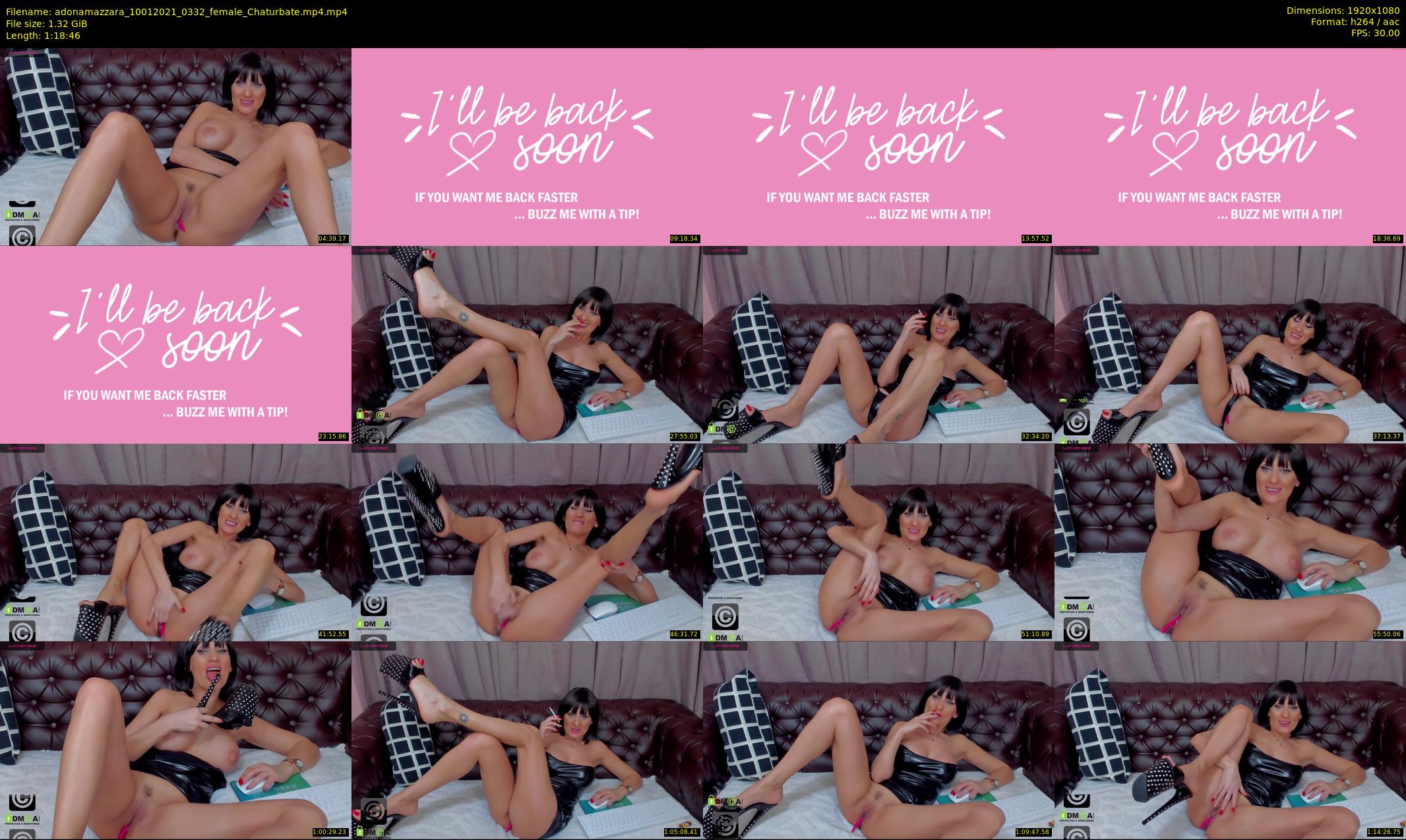 adonamazzara — 79 minute Chaturbate female cam show recording, 1080p, Jan 10, 2021
