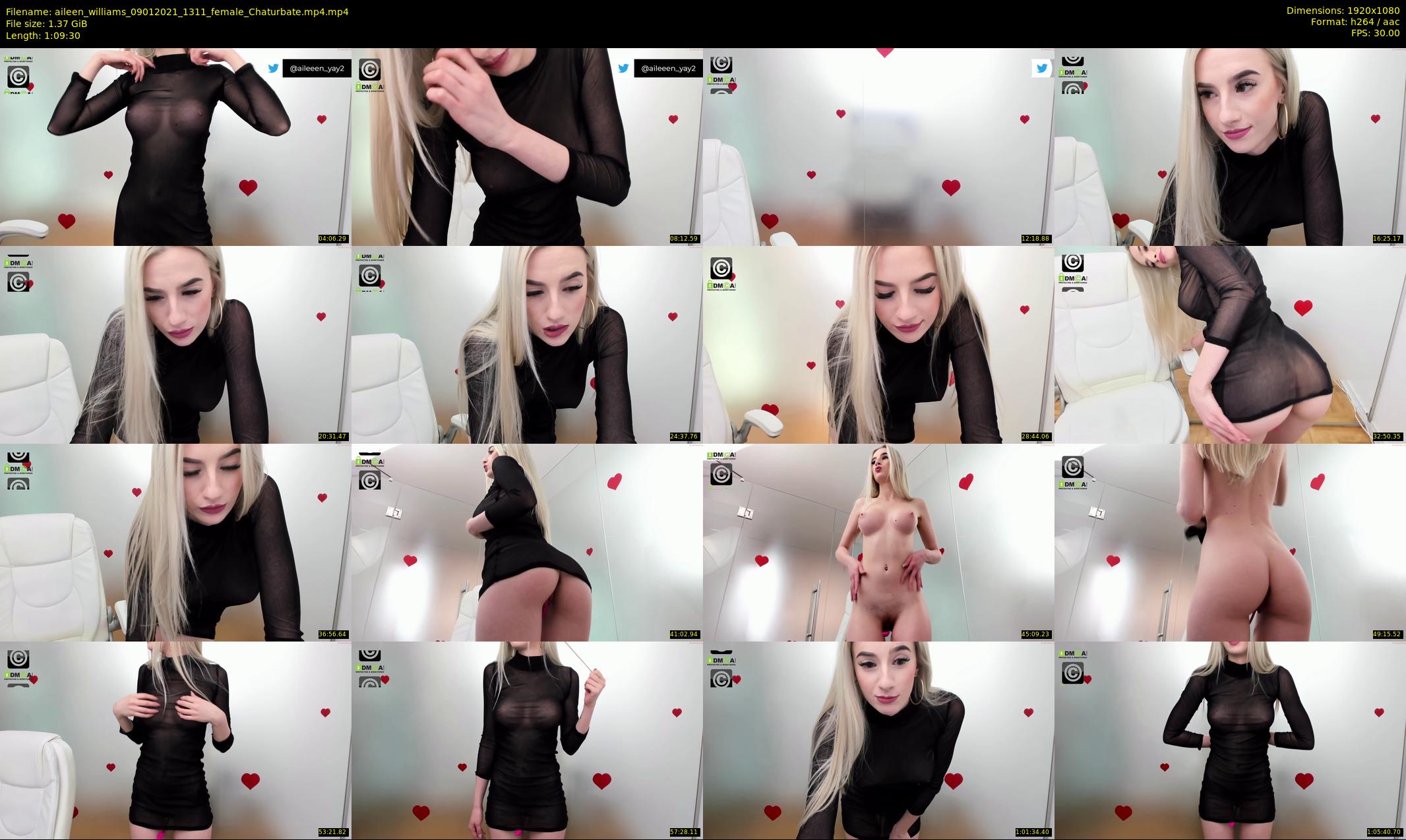 aileen_williams — 70 minute Chaturbate female cam show recording, 1080p, Jan 9, 2021