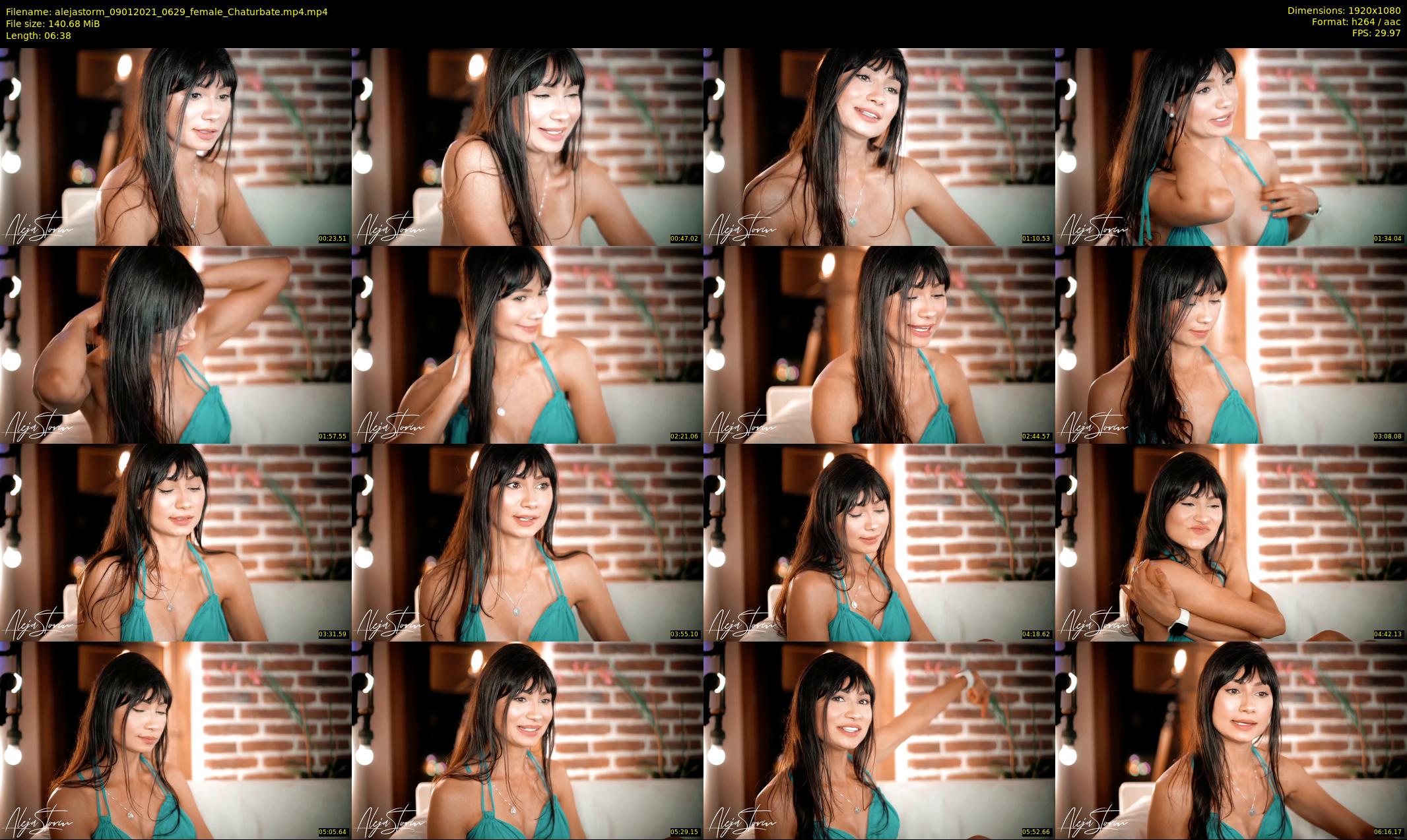 alejastorm — 7 minute Chaturbate female cam show recording, 1080p, Jan 9, 2021