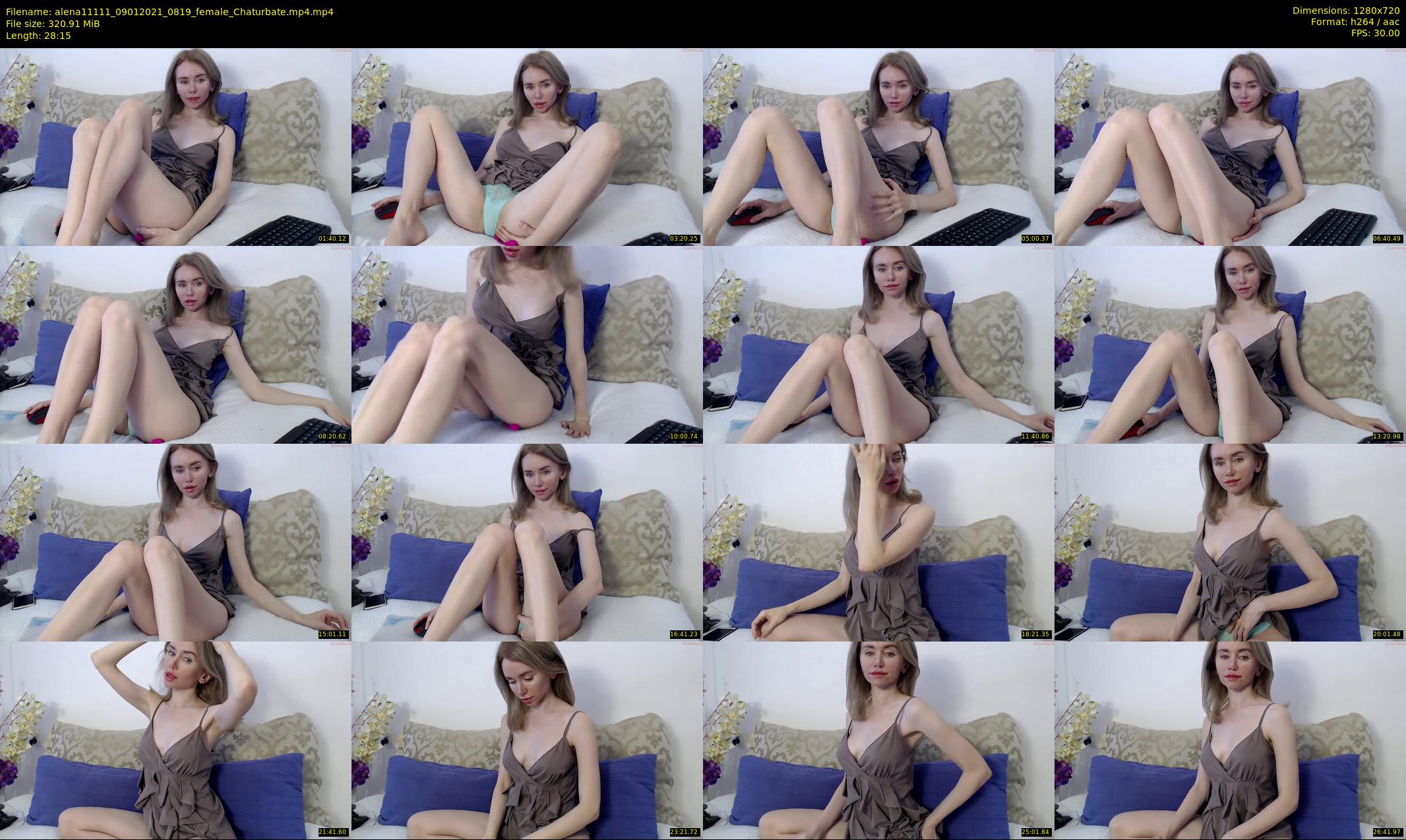 alena11111 — 29 minute Chaturbate female cam show recording, 720p, Jan 9, 2021