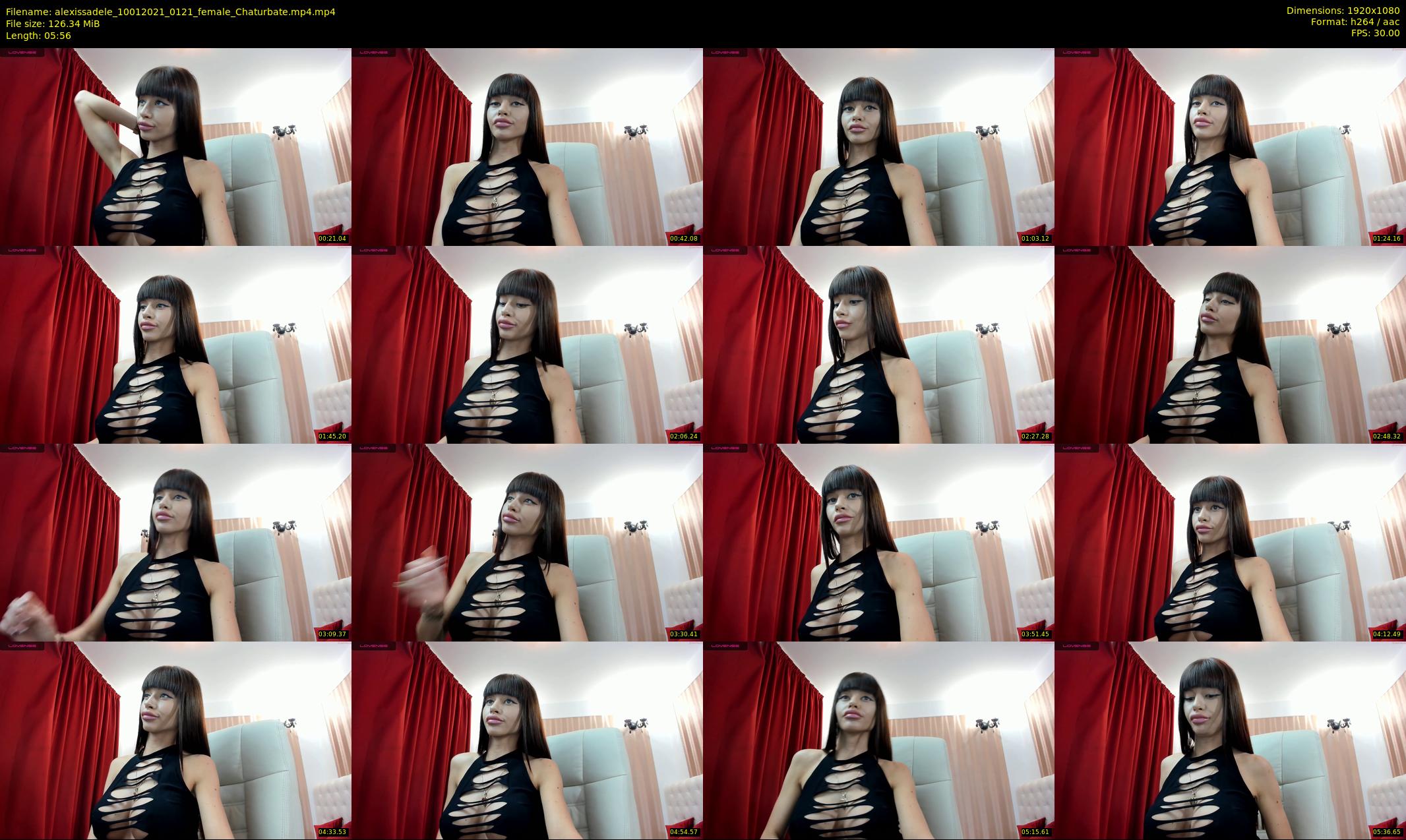 alexissadele — 6 minute Chaturbate female cam show recording, 1080p, Jan 10, 2021