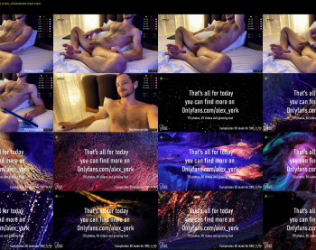 alexyork — 14 minute Chaturbate male cam show recording, 1080p, Jan 9, 2021