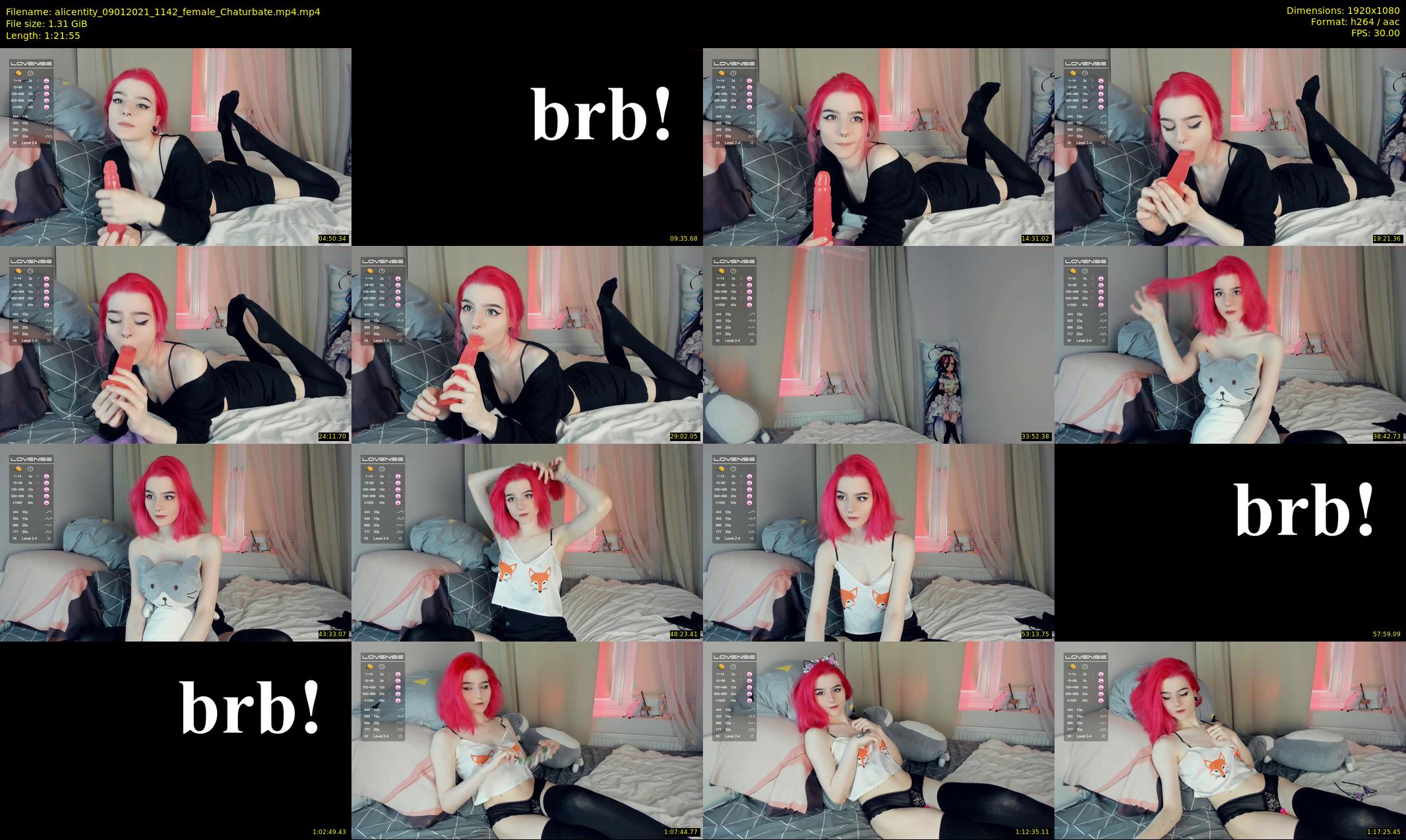 alicentity — 82 minute Chaturbate female cam show recording, 1080p, Jan 9, 2021