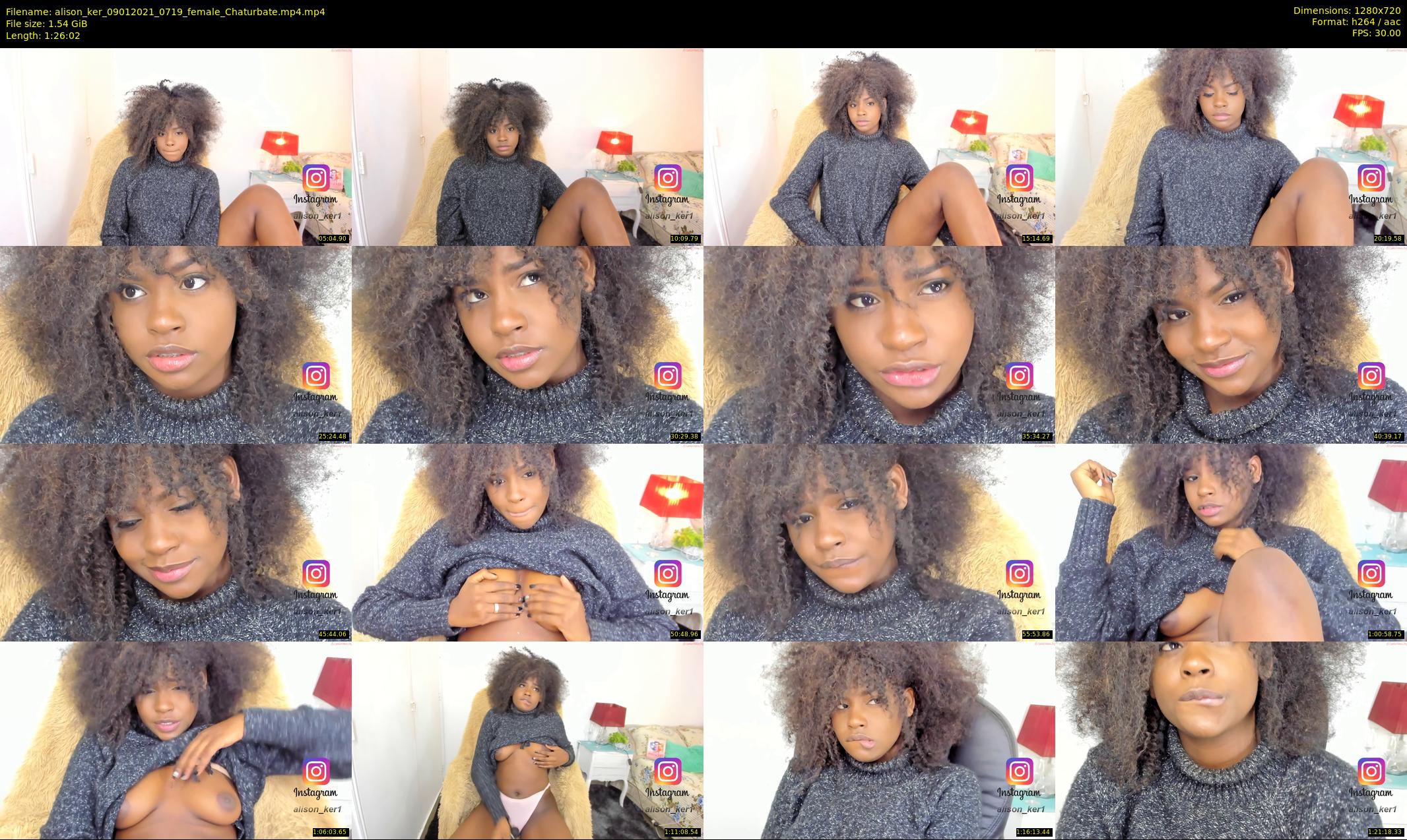 alison_ker — 87 minute Chaturbate female cam show recording, 720p, Jan 9, 2021