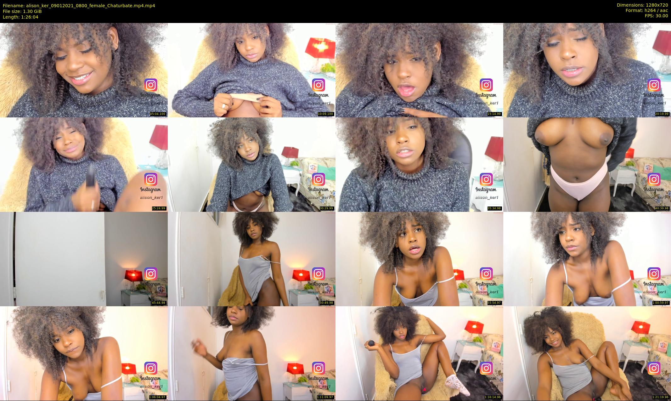 alison_ker — 87 minute Chaturbate female cam show recording, 720p, Jan 9, 2021
