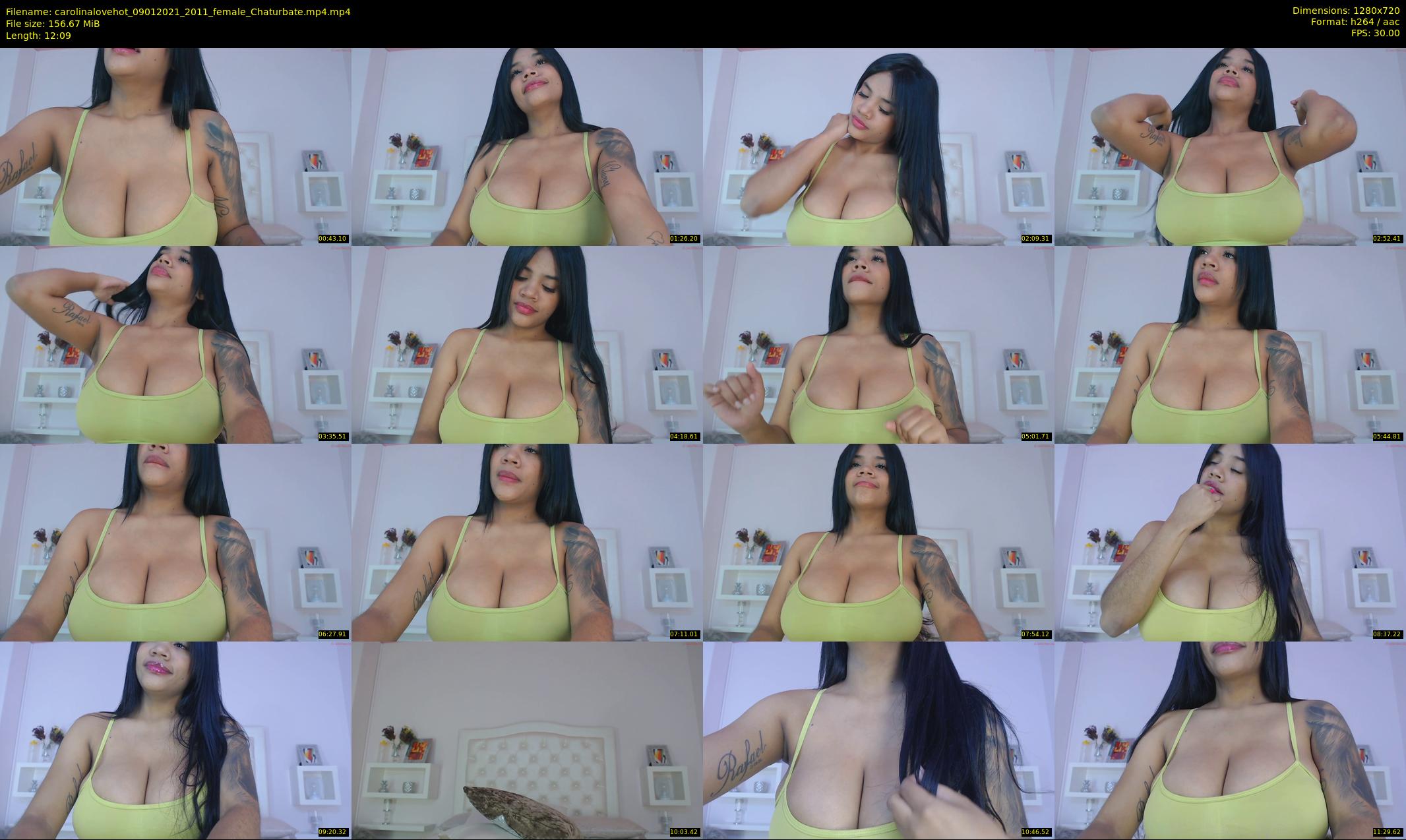 carolinalovehot — 13 minute Chaturbate female cam show recording, 720p, Jan 9, 2021