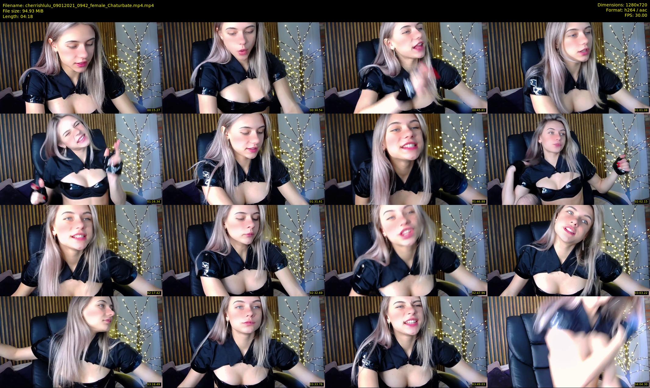 cherrishlulu — 5 minute Chaturbate female cam show recording, 720p, Jan 9, 2021