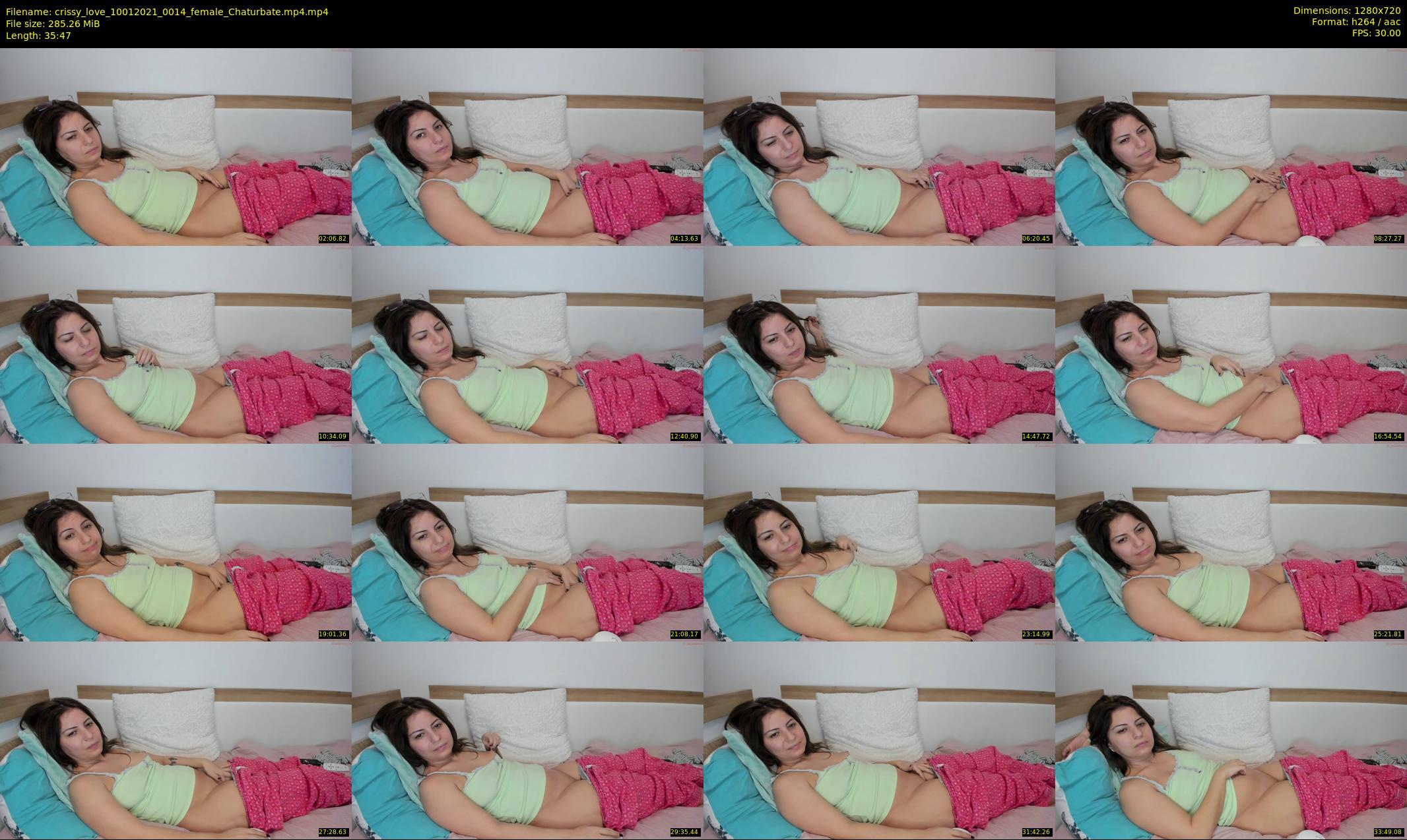 crissy_love — 36 minute Chaturbate female cam show recording, 720p, Jan 10, 2021