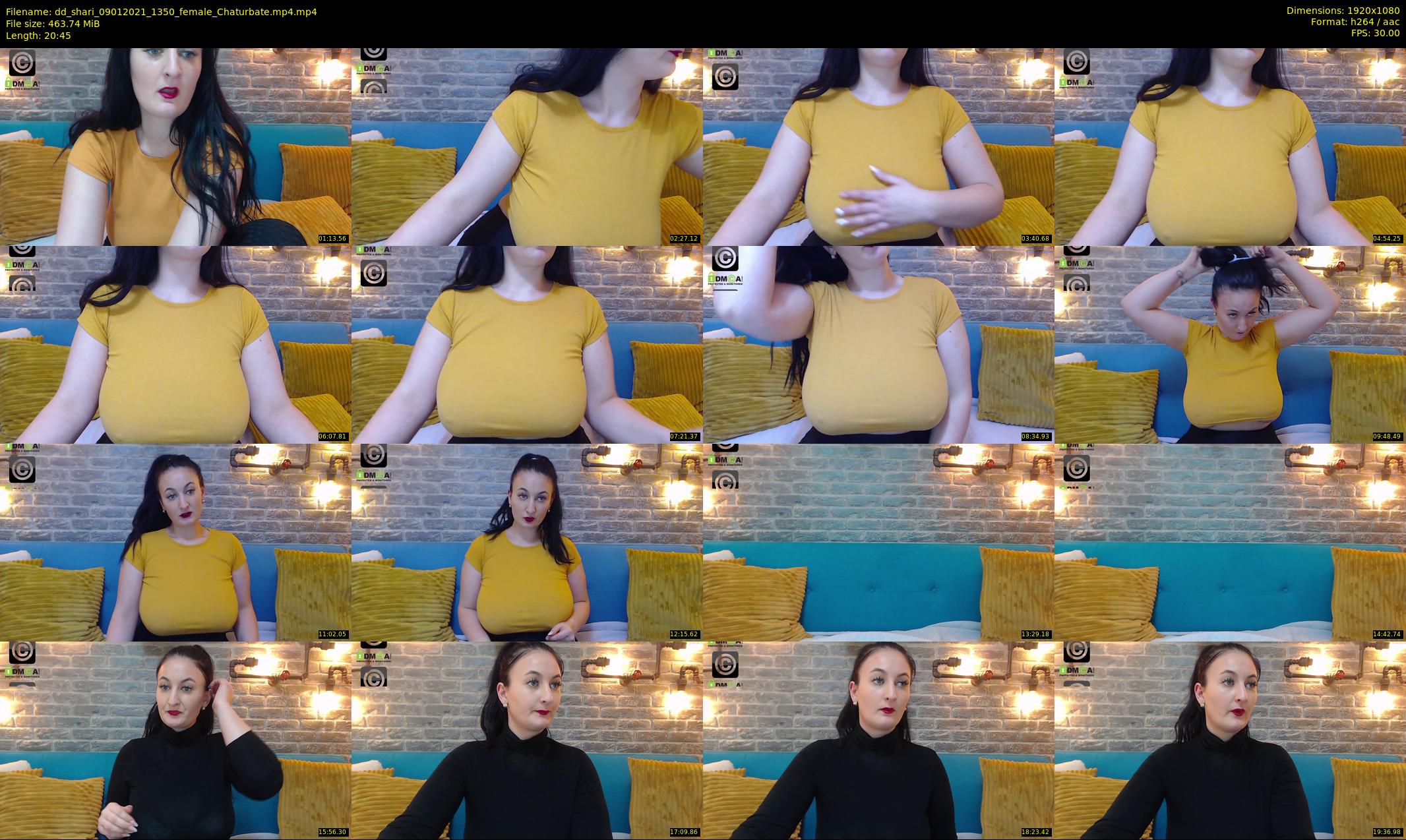 dd_shari — 21 minute Chaturbate female cam show recording, 1080p, Jan 9, 2021