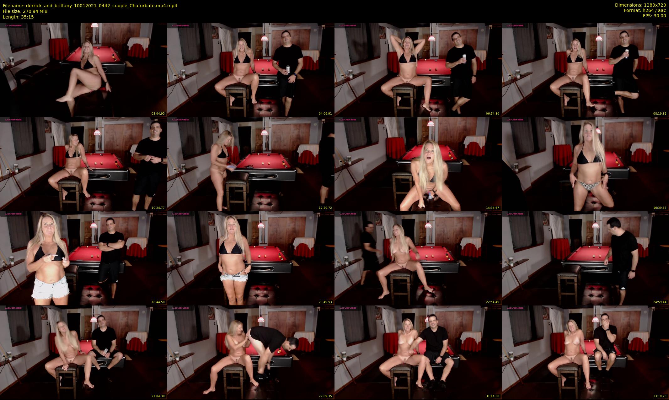derrick_and_brittany — 36 minute Chaturbate couple cam show recording, 720p, Jan 10, 2021