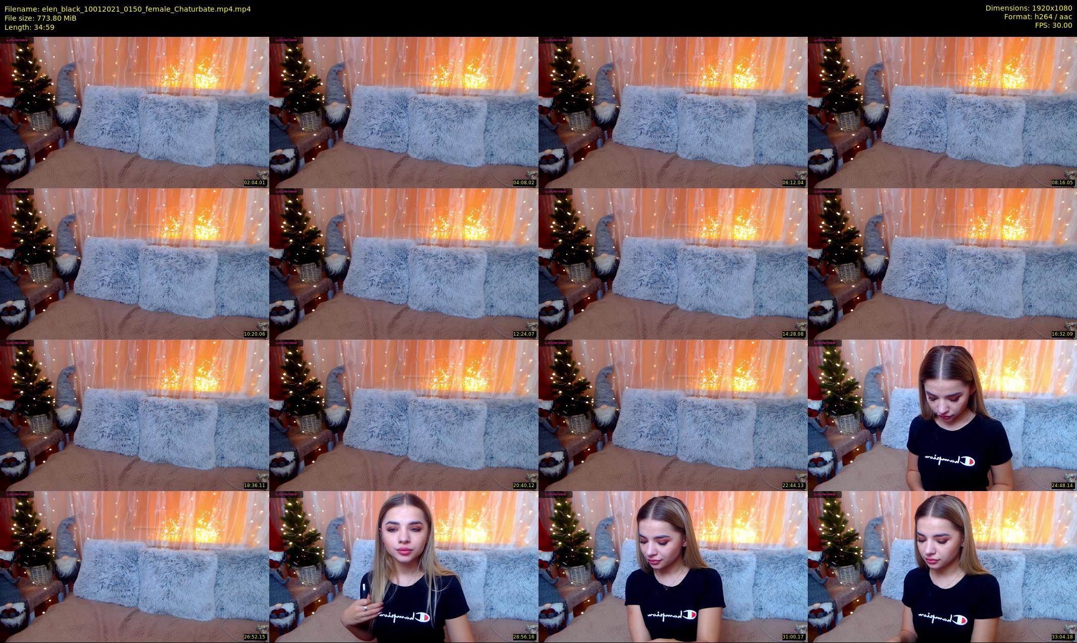 elen_black — 35 minute Chaturbate female cam show recording, 1080p, Jan 10, 2021