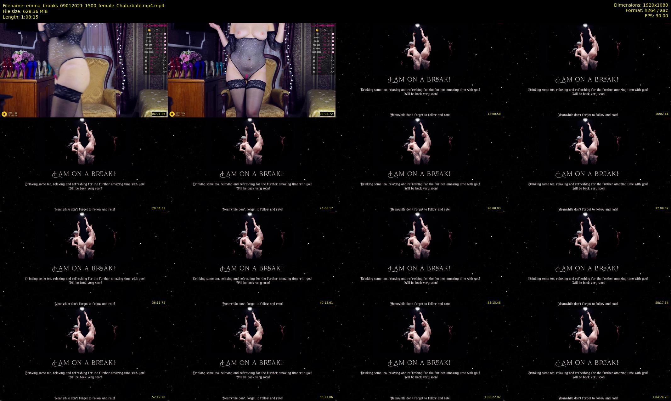 emma_brooks — 69 minute Chaturbate female cam show recording, 1080p, Jan 9, 2021