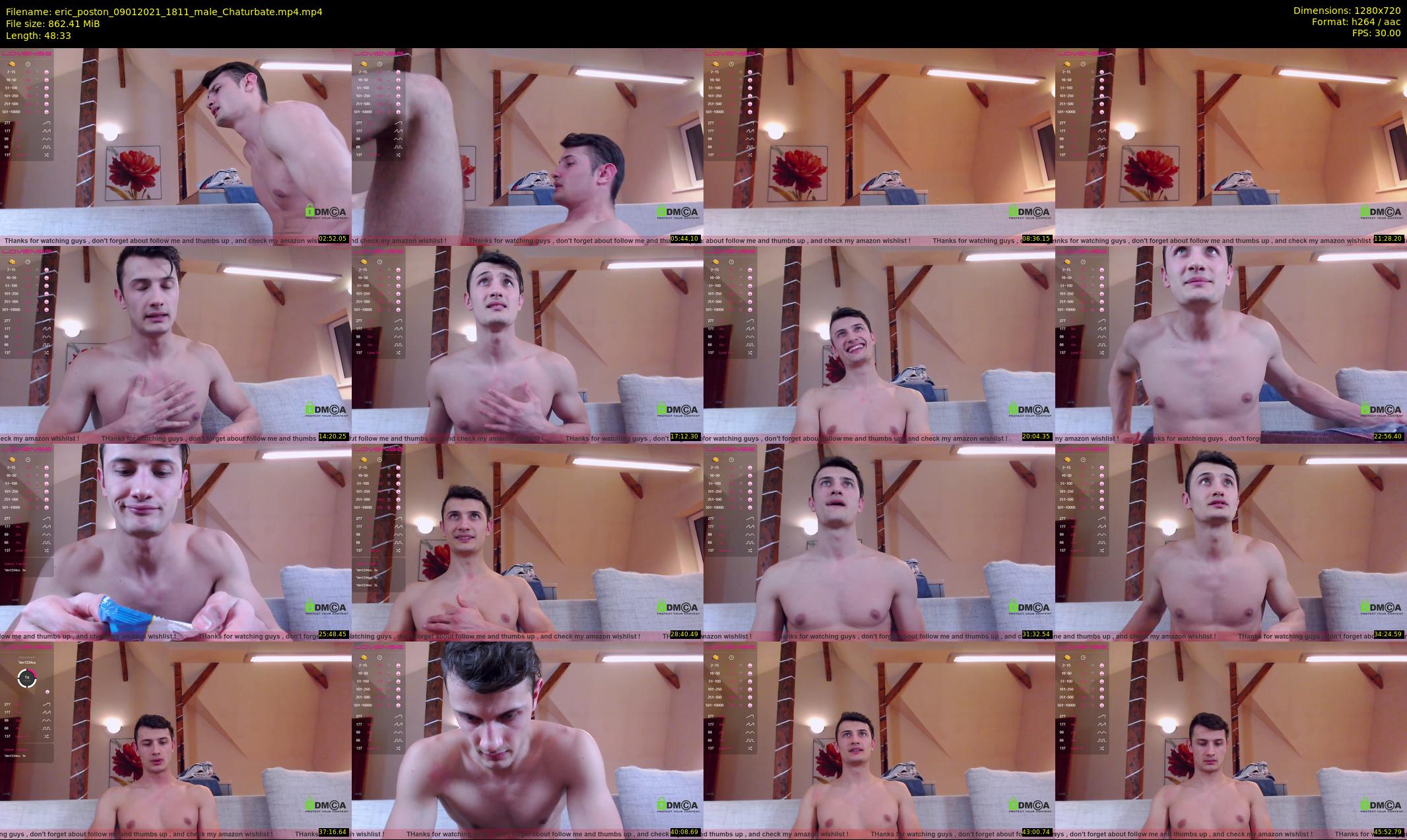 eric_poston — 49 minute Chaturbate male cam show recording, 720p, Jan 9, 2021