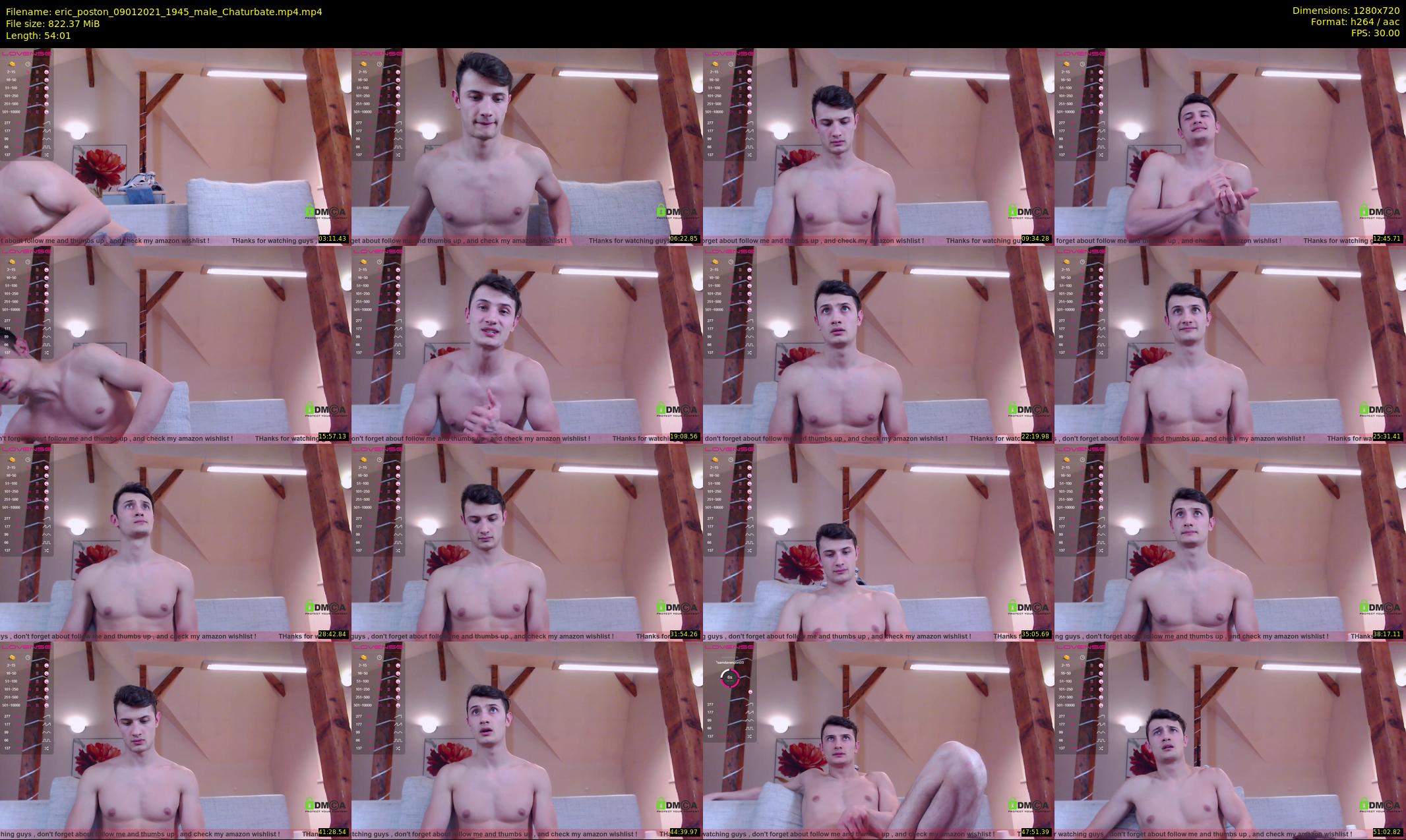 eric_poston — 55 minute Chaturbate male cam show recording, 720p, Jan 9, 2021