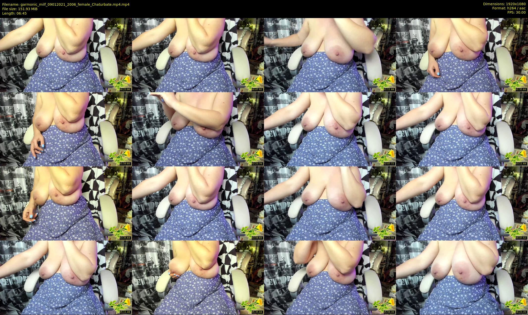 garmonic_milf — 7 minute Chaturbate female cam show recording, 1080p, Jan 9, 2021