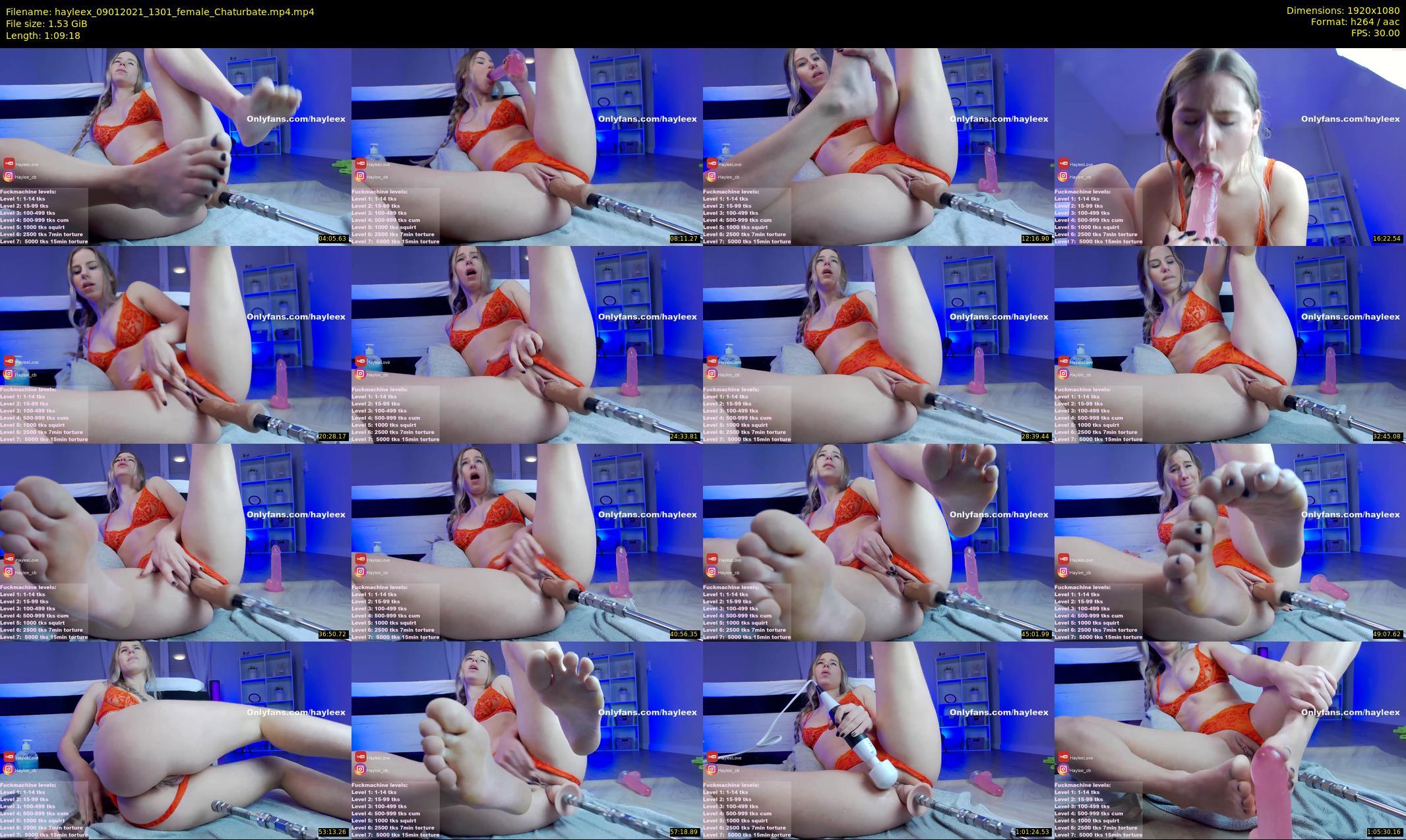 hayleex — 70 minute Chaturbate female cam show recording, 1080p, Jan 9, 2021
