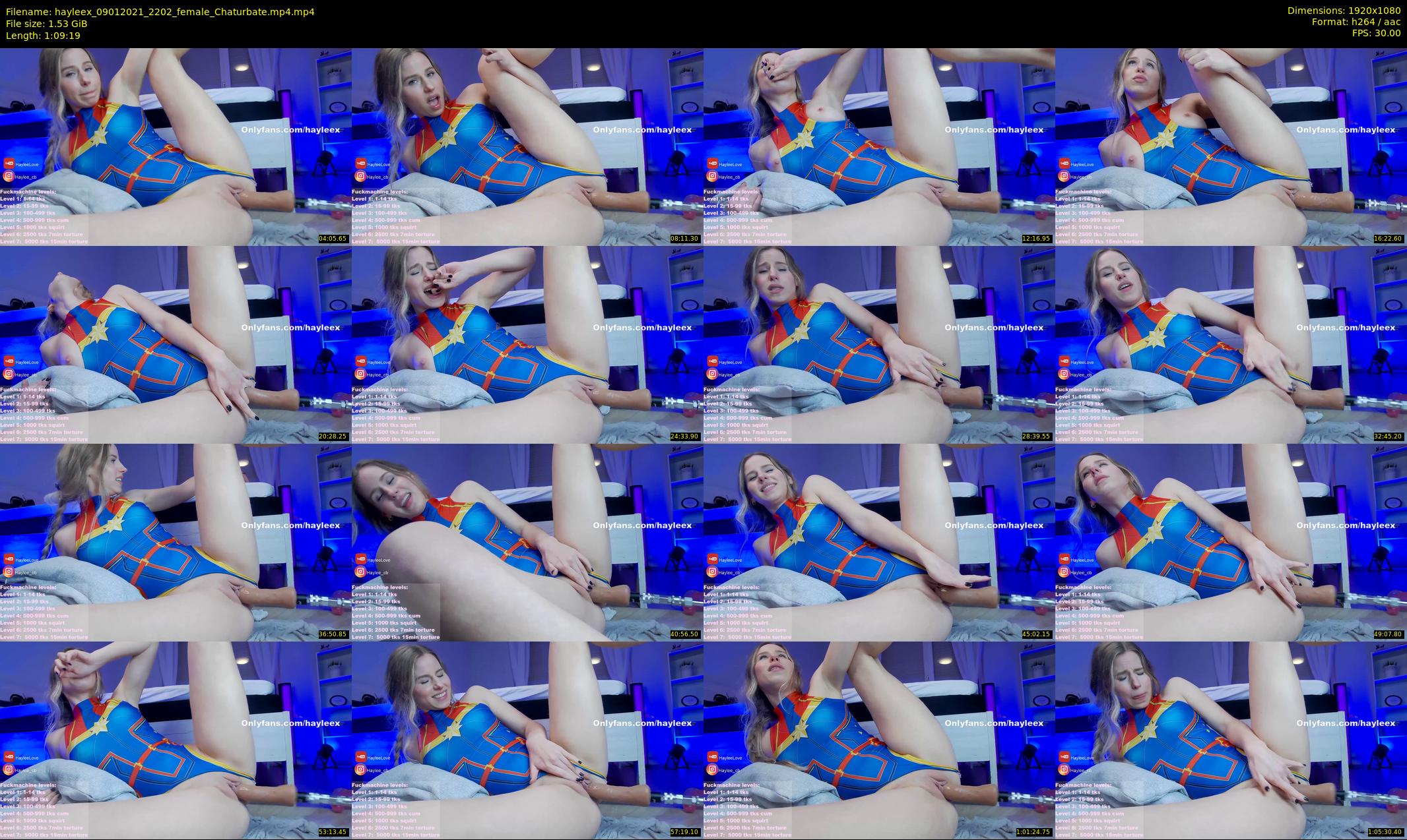 hayleex — 70 minute Chaturbate female cam show recording, 1080p, Jan 9, 2021