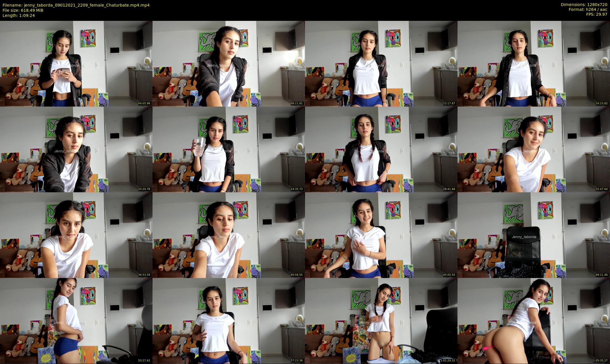 jenny_taborda — 70 minute Chaturbate female cam show recording, 720p, Jan 9, 2021