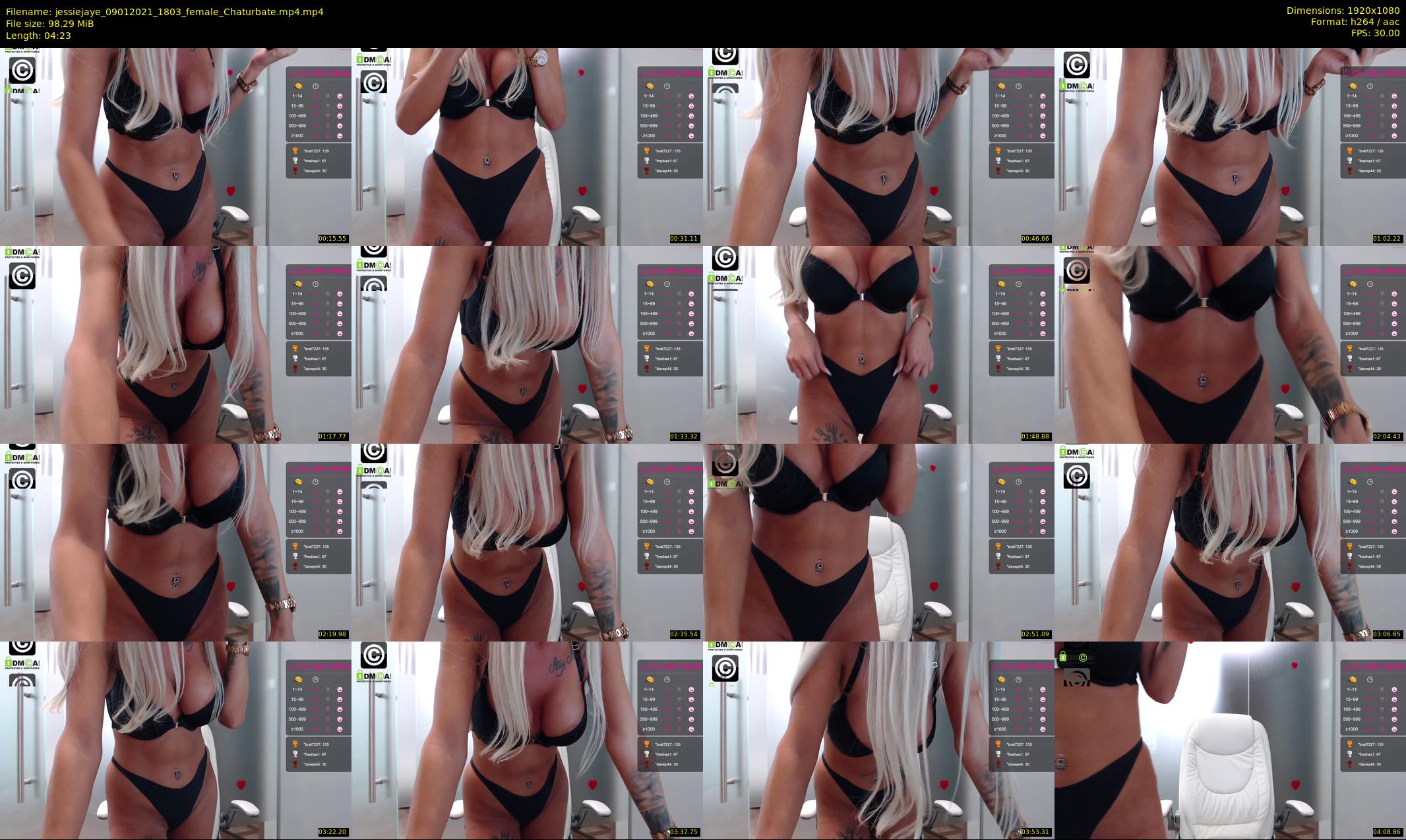 jessiejaye — 5 minute Chaturbate female cam show recording, 1080p, Jan 9, 2021