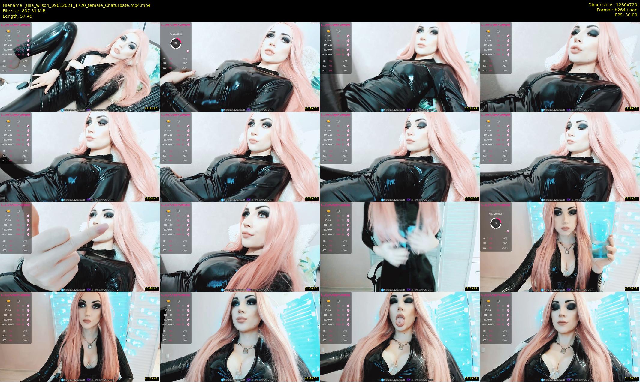 julia_wilson — 58 minute Chaturbate female cam show recording, 720p, Jan 9, 2021