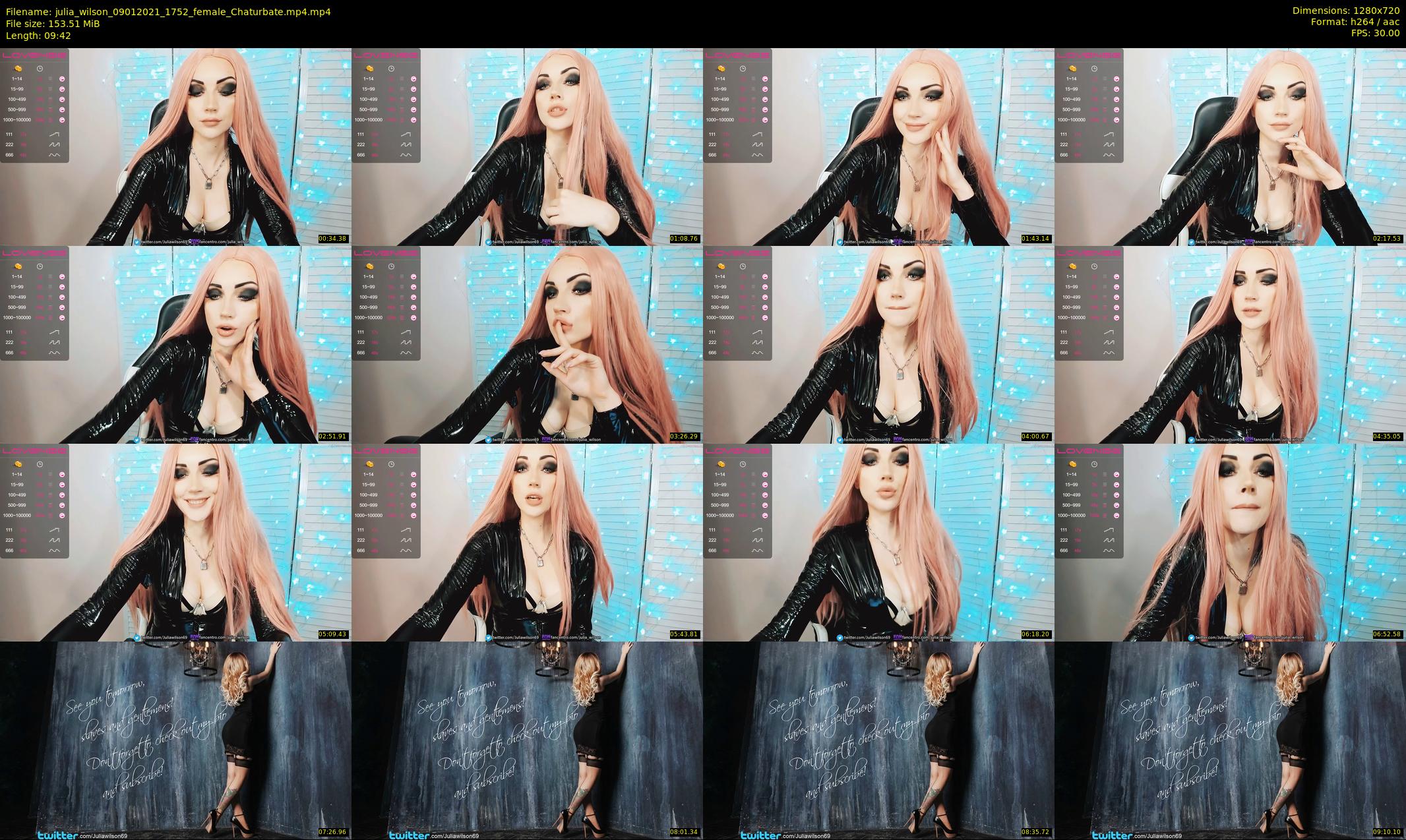 julia_wilson — 10 minute Chaturbate female cam show recording, 720p, Jan 9, 2021